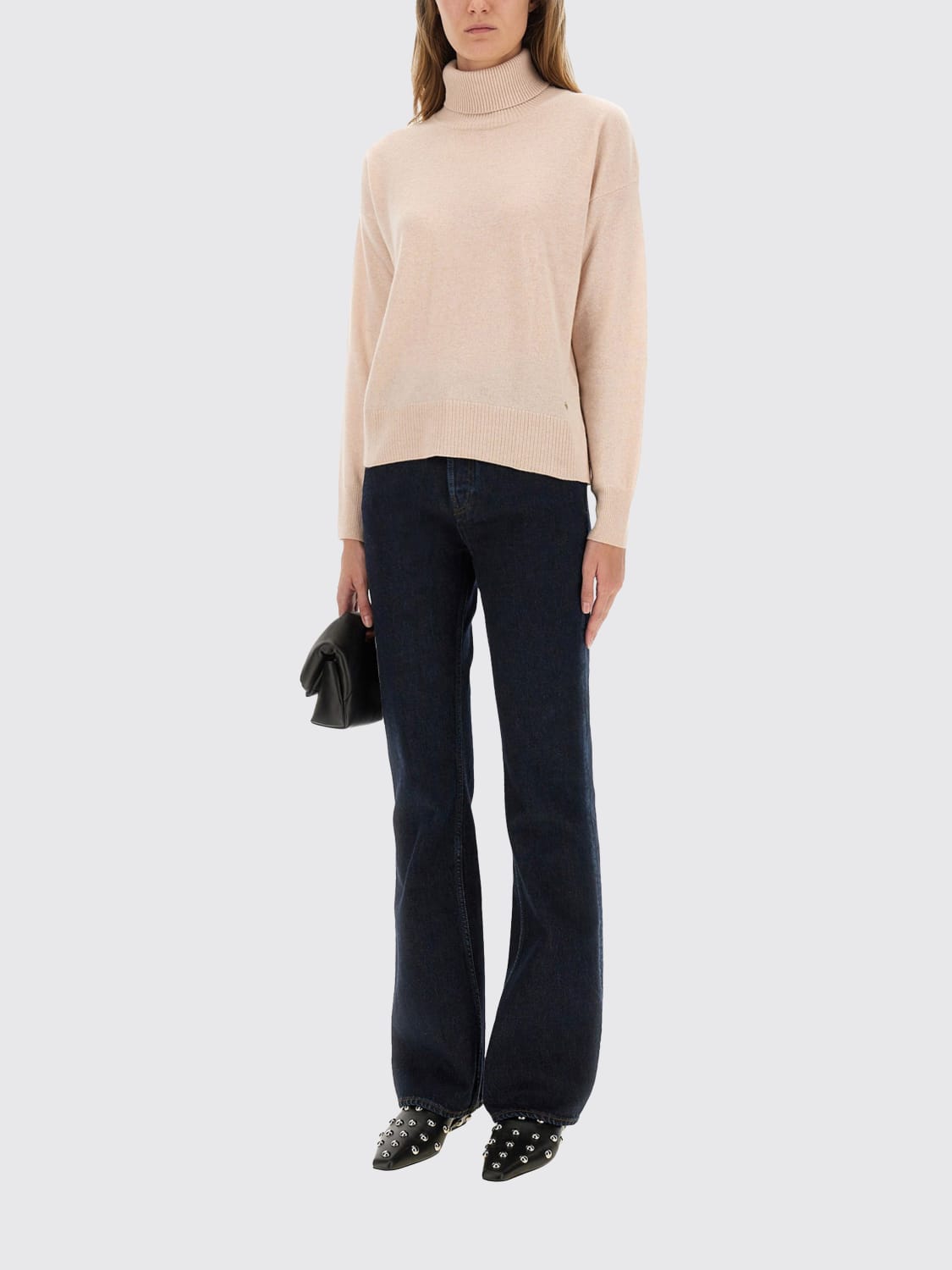 WOOLRICH PULL: Pull femme Woolrich, Rose - Img 2