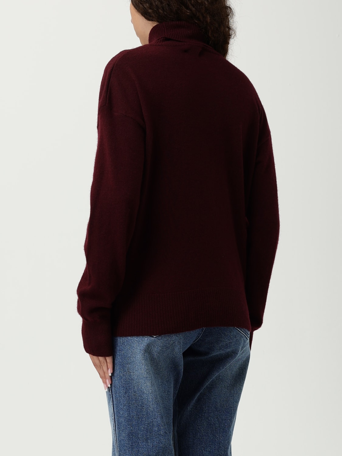 WOOLRICH PULLOVER: Pullover damen Woolrich, Weinrot - Img 2