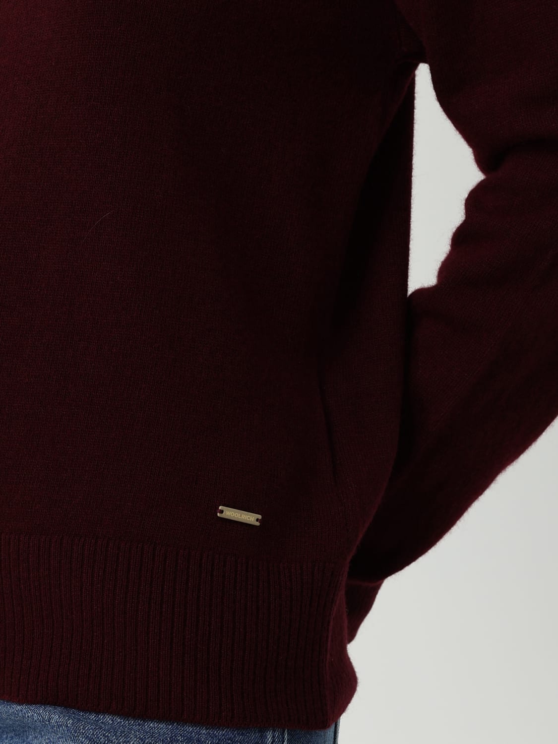 WOOLRICH PULLOVER: Pullover damen Woolrich, Weinrot - Img 3