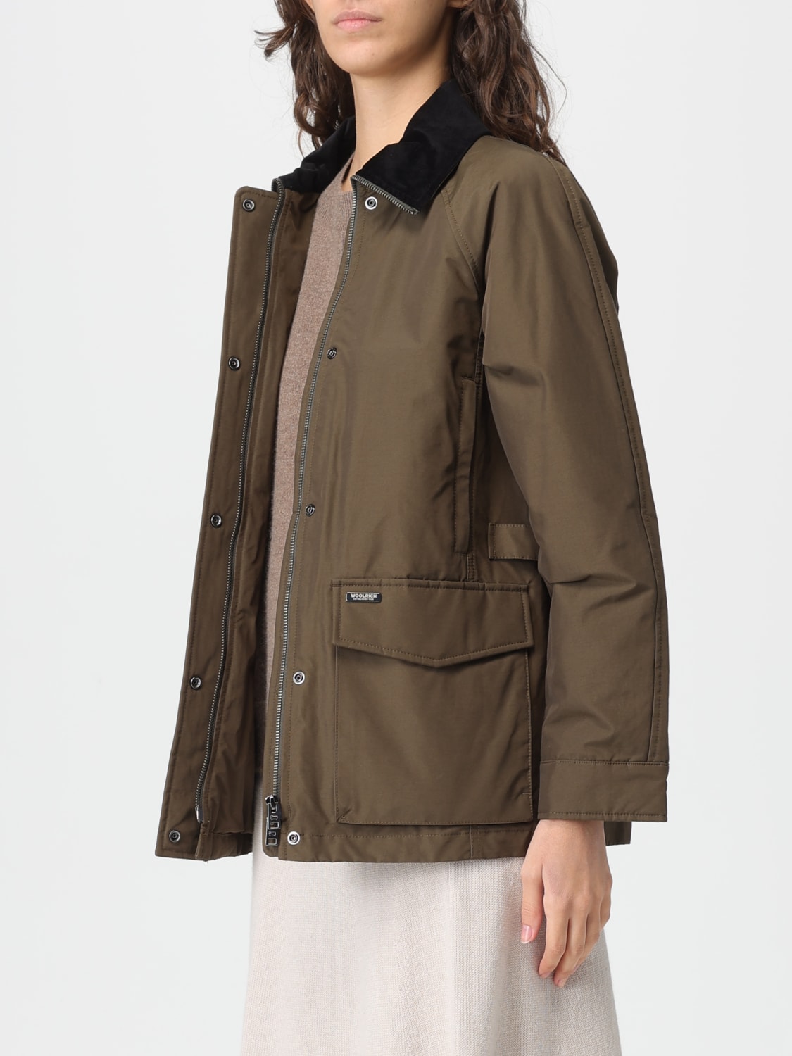 WOOLRICH JACKET: Jacket woman Woolrich, Forest Green - Img 3