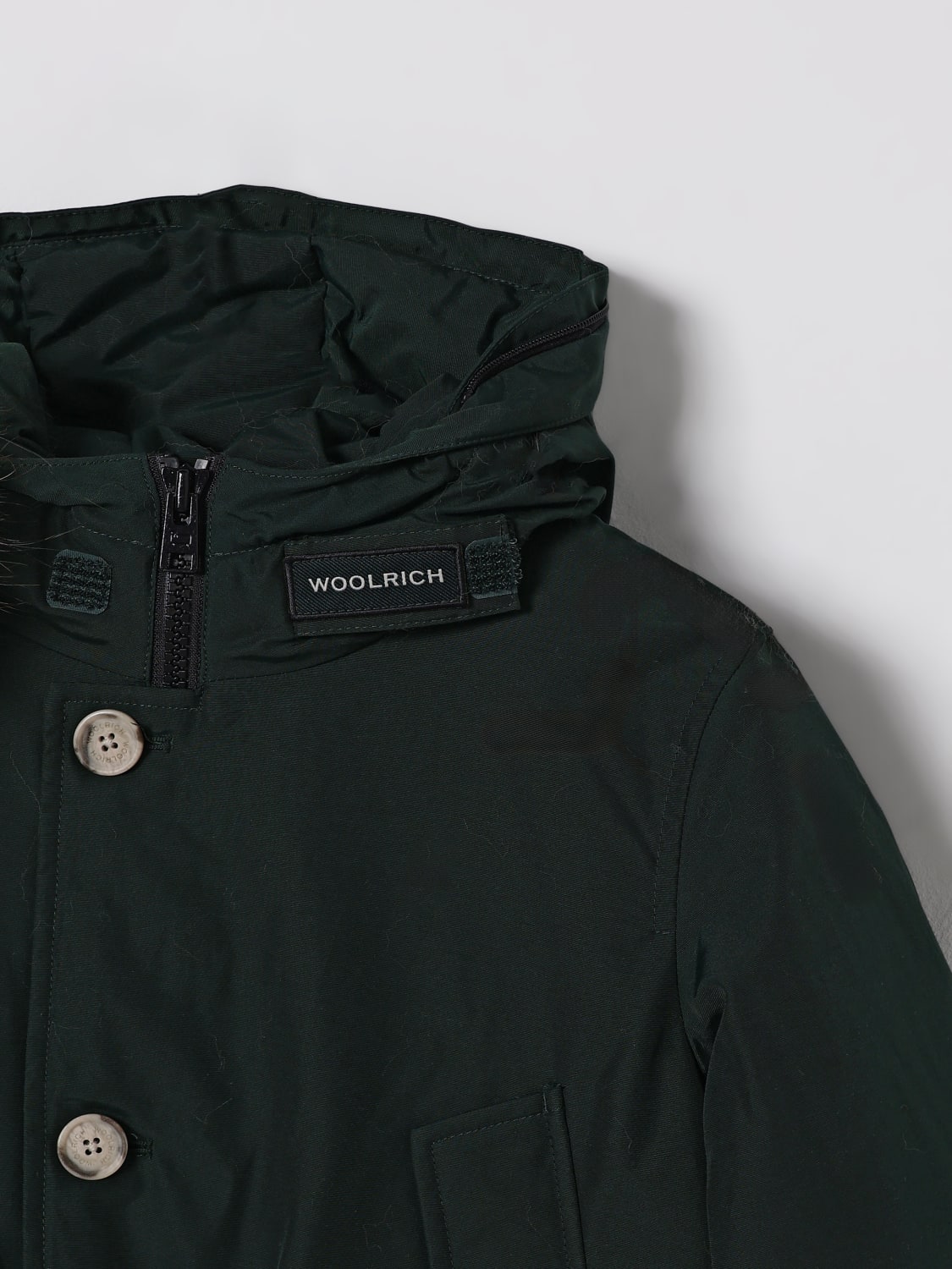 WOOLRICH COAT: Jacket kids Woolrich, Green - Img 3