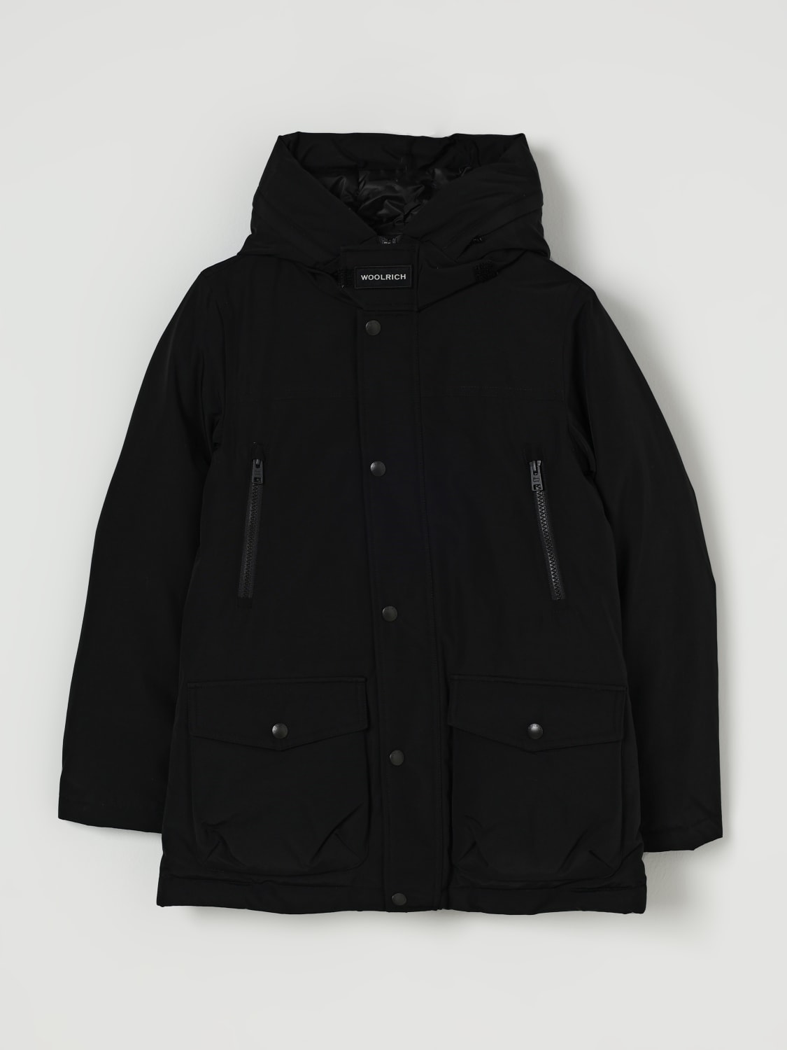 WOOLRICH COAT: Jacket kids Woolrich, Black - Img 1
