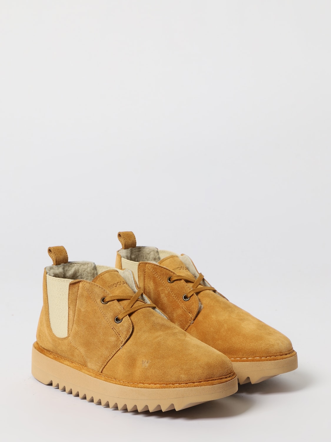 WOOLRICH STIVALI: Stivaletto Woolrich in camoscio , Cuoio - Img 2