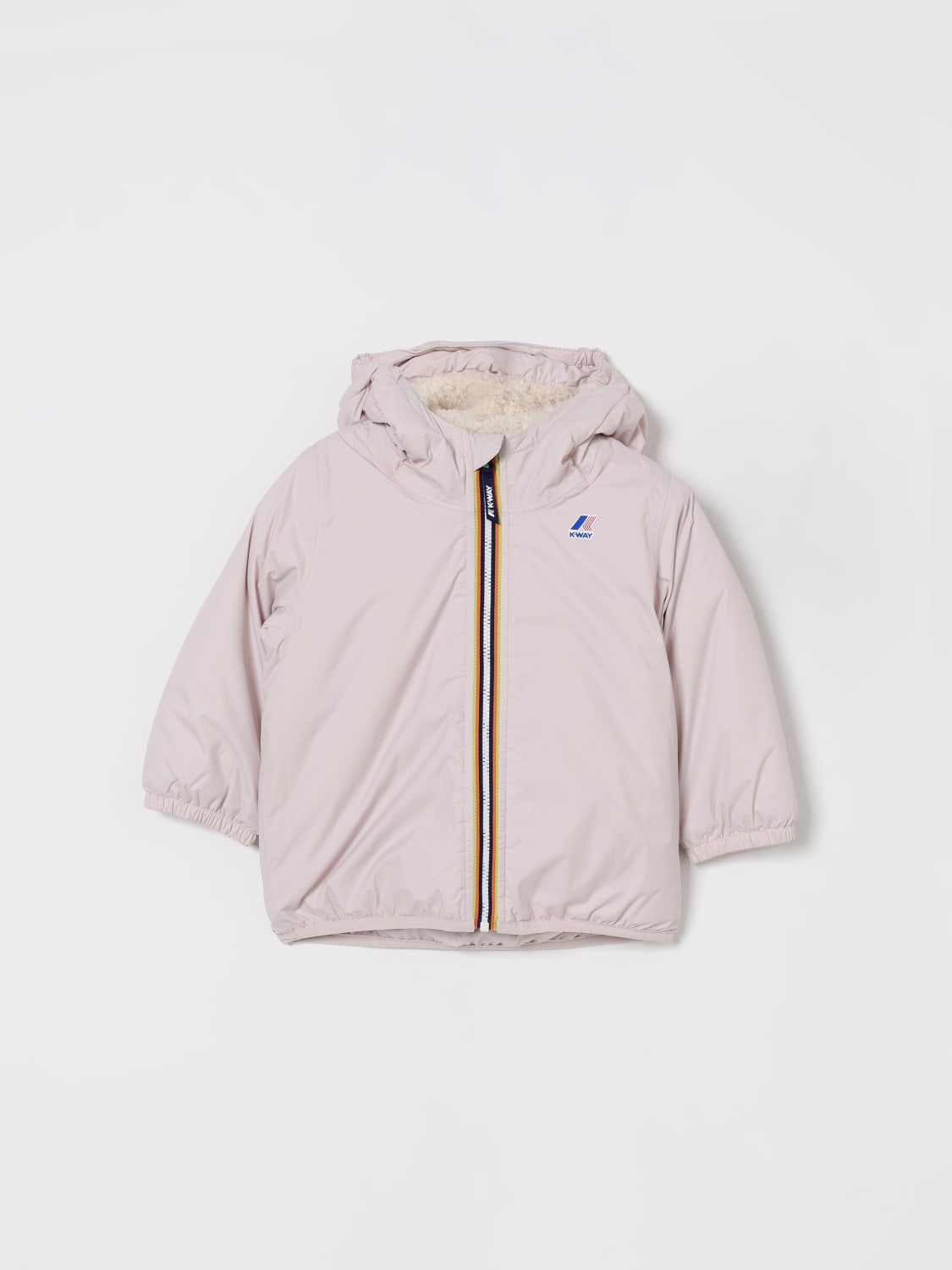 K-WAY JACKET: Jacket kids K-way, Pink - Img 1