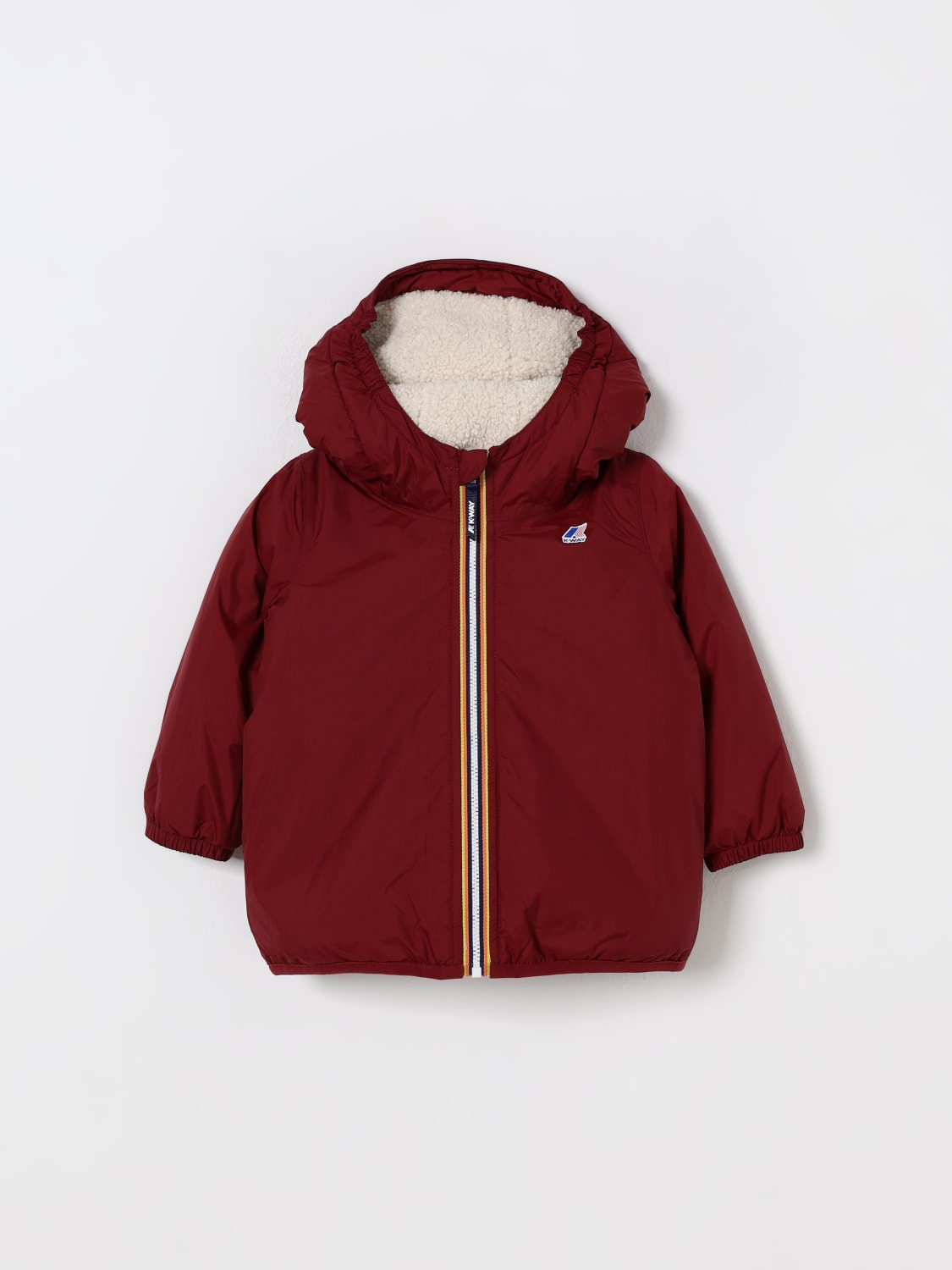 K-WAY КУРТКА: Куртка Детское K-way, Бургунди - Img 1