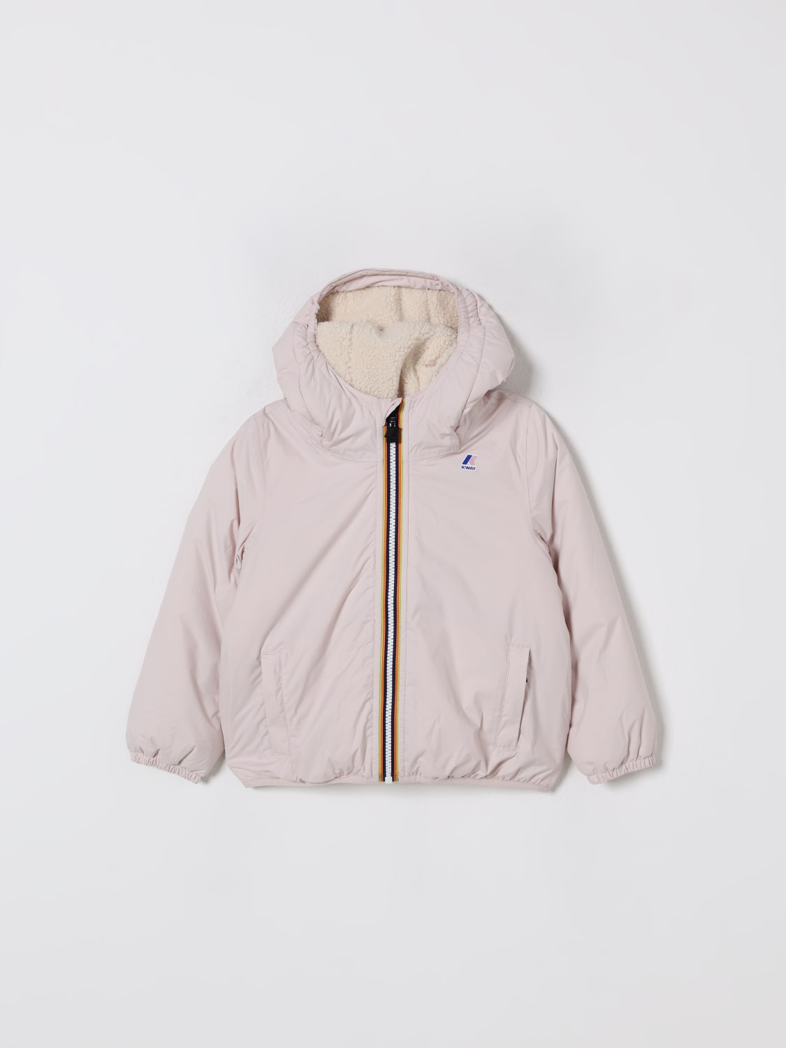 K-WAY JACKET: Jacket kids K-way, Pink - Img 1
