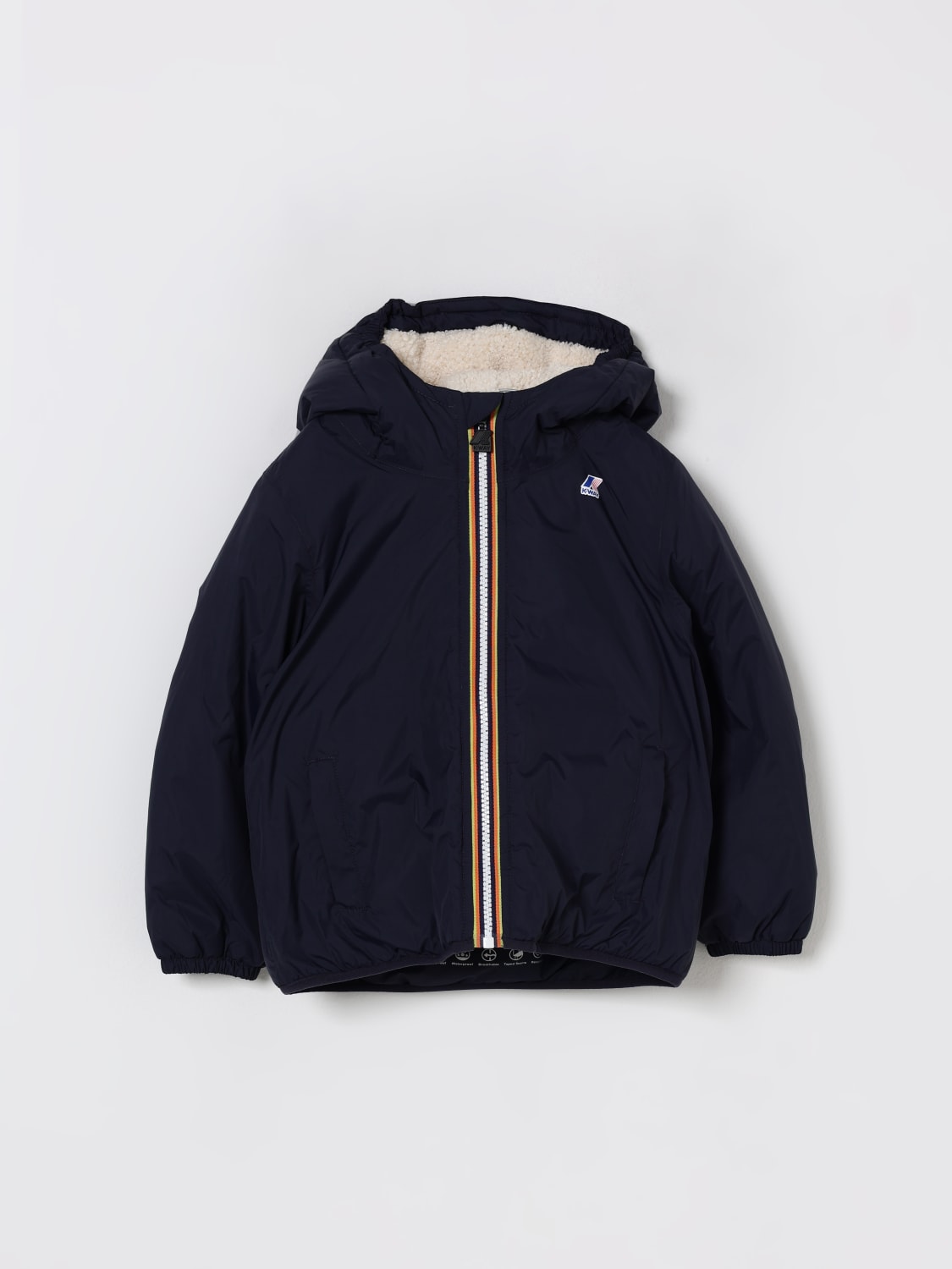 K-WAY JACKET: Jacket kids K-way, Blue - Img 1