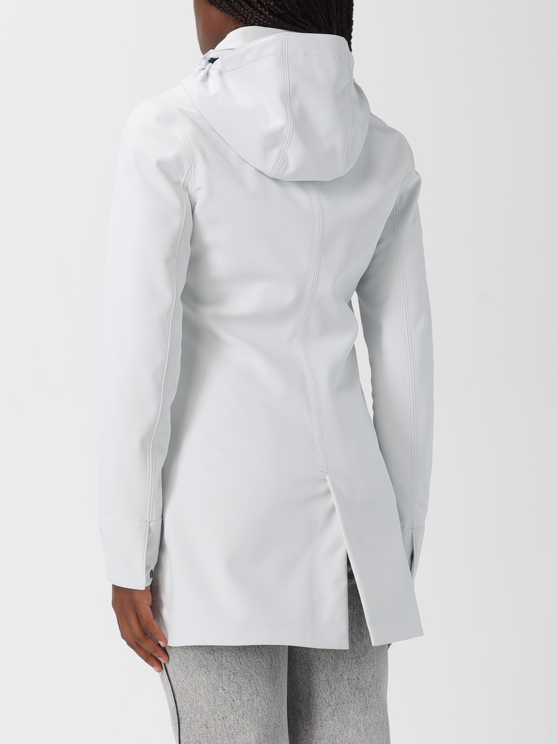 K-WAY JACKET: Coat woman K-way, White - Img 2