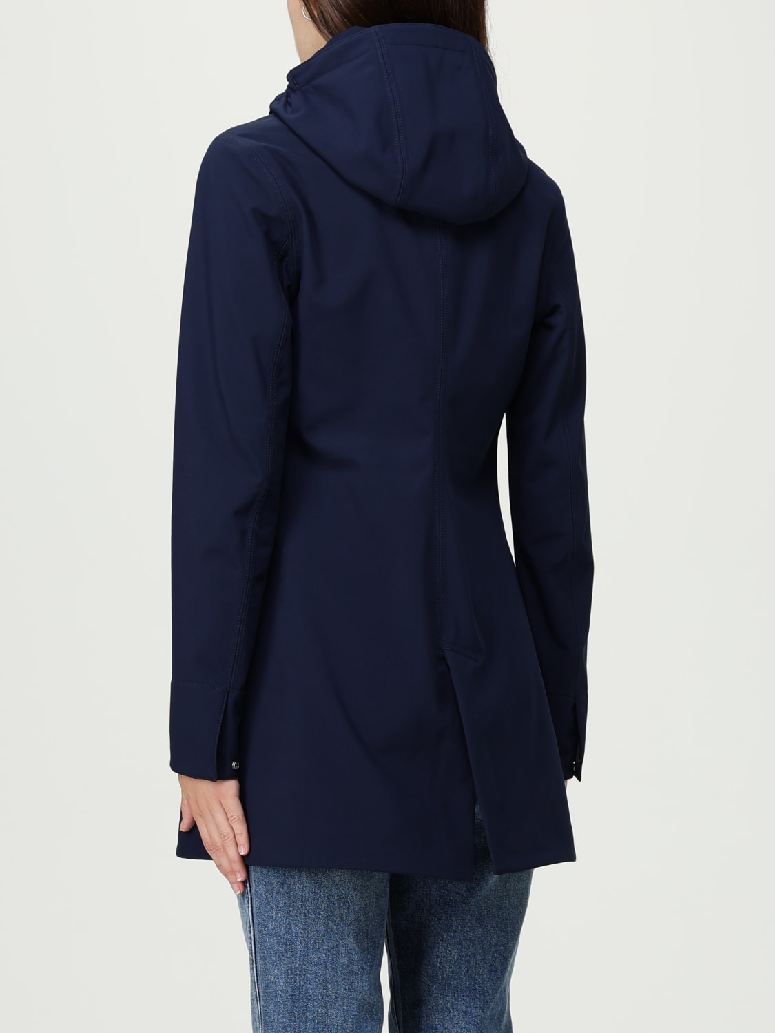 K-WAY JACKET: Coat woman K-way, Blue - Img 2