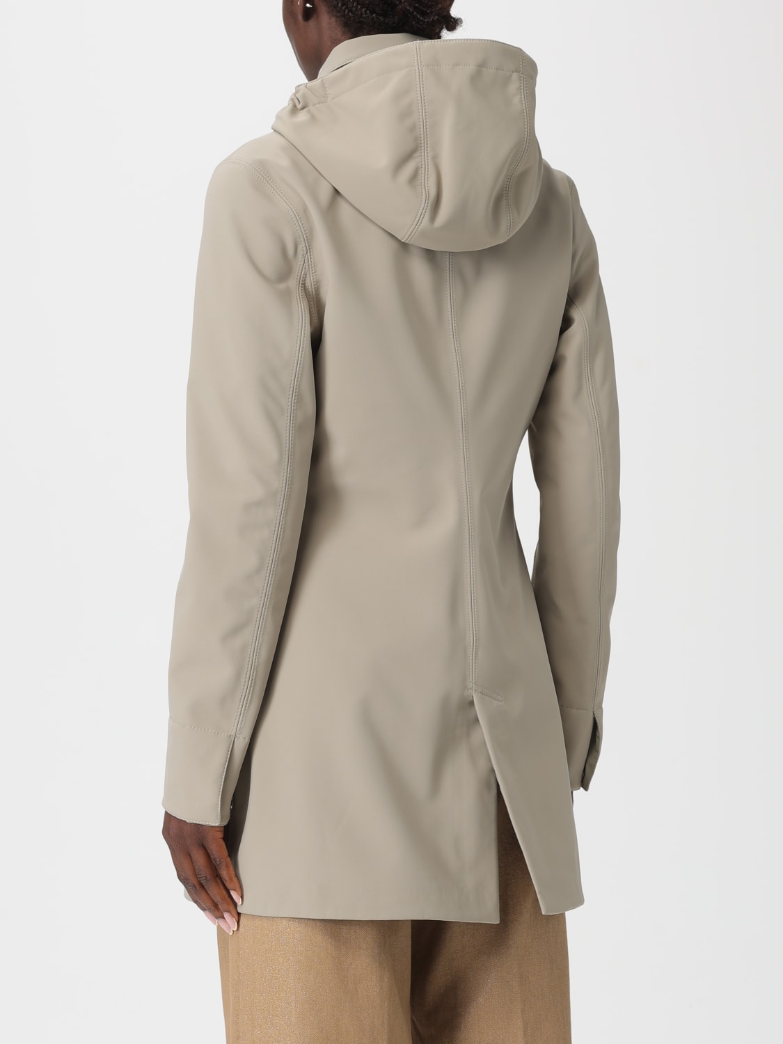 K-WAY JACKET: Coat woman K-way, Kaki - Img 2