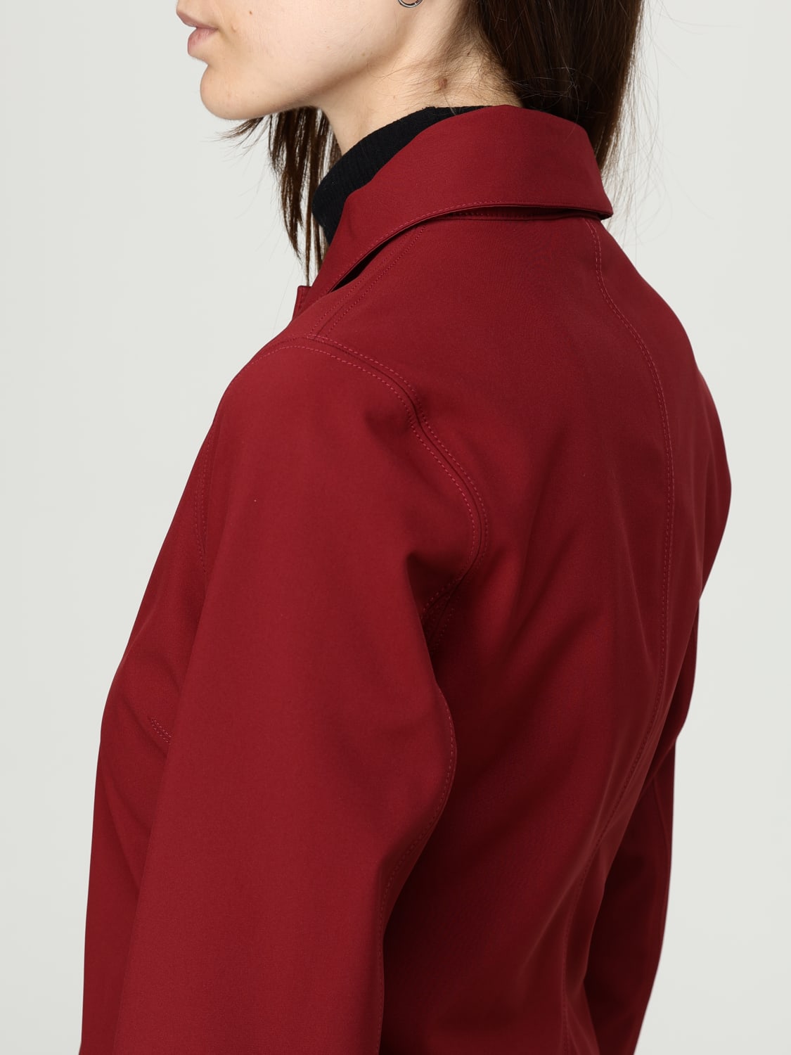 K-WAY JACKET: Coat woman K-way, Burgundy - Img 4