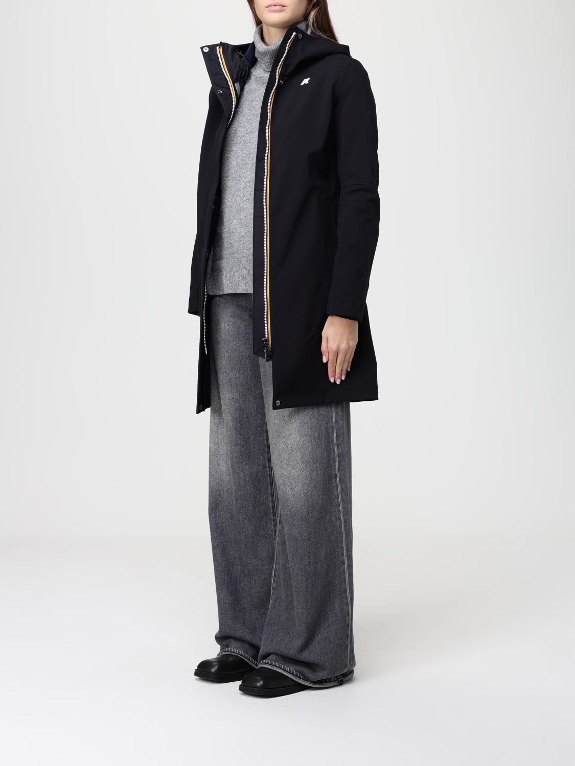 K-WAY JACKET: Coat woman K-way, Black - Img 3