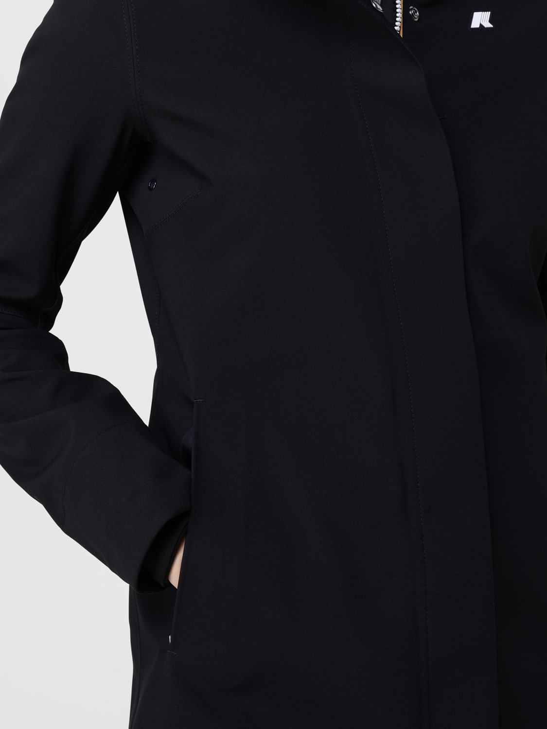 K-WAY JACKET: Coat woman K-way, Black - Img 4