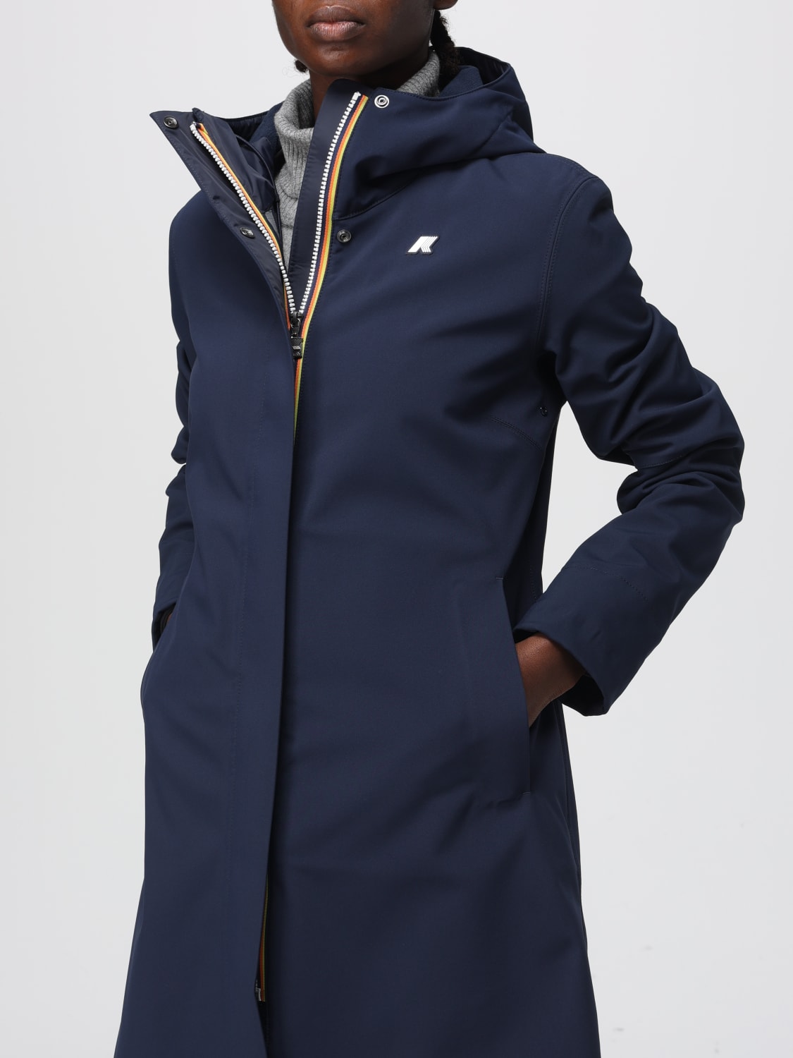 K-WAY GIACCA: Giacca Stephy K-Way in nylon, Blue - Img 4