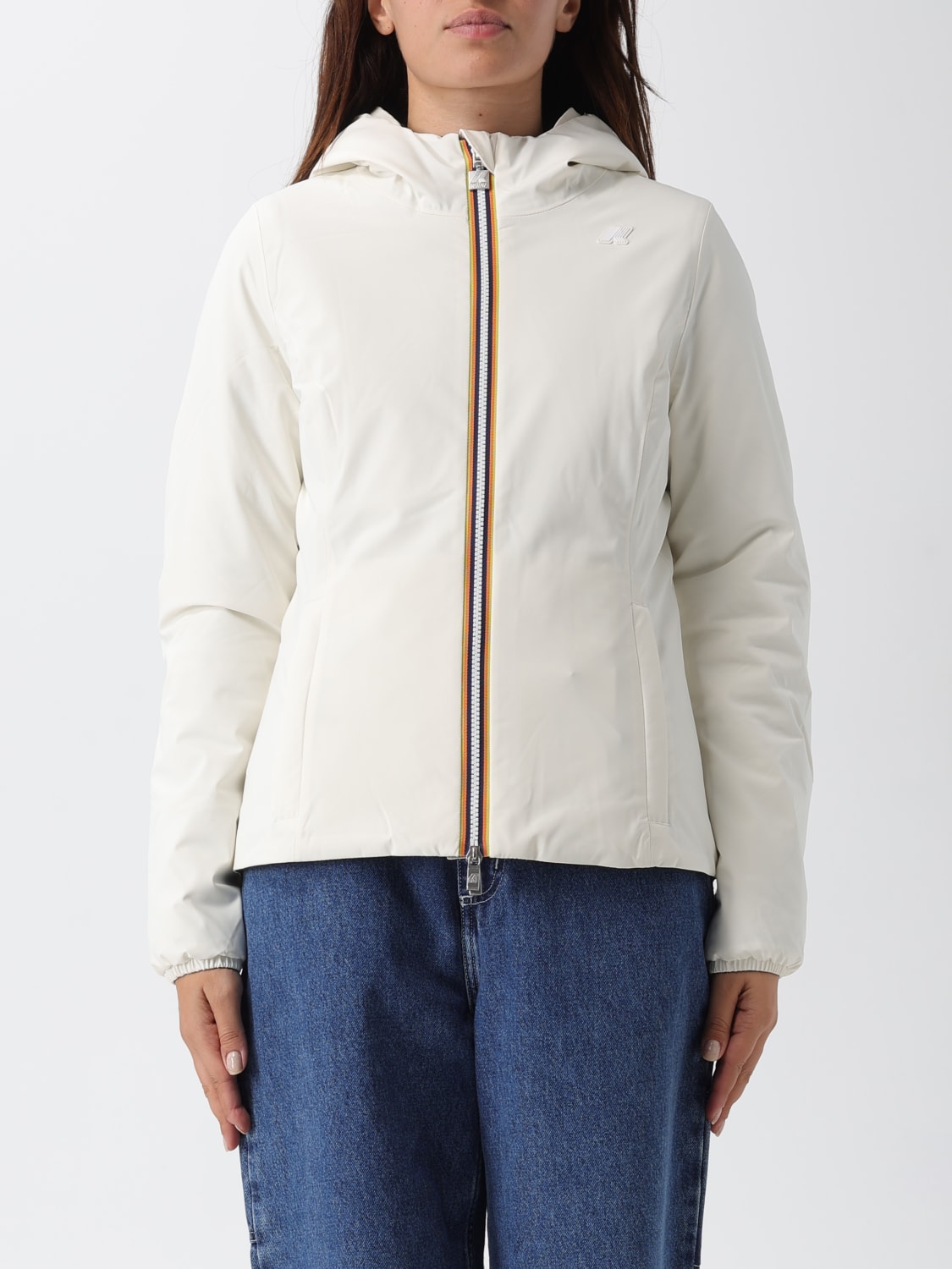 K-WAY JACKET: Jacket woman K-way, White - Img 1