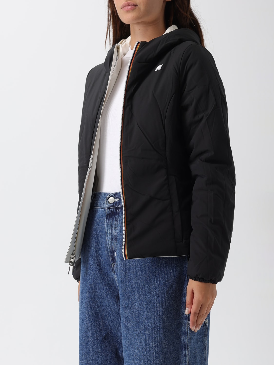 K-WAY JACKET: Jacket woman K-way, White - Img 3