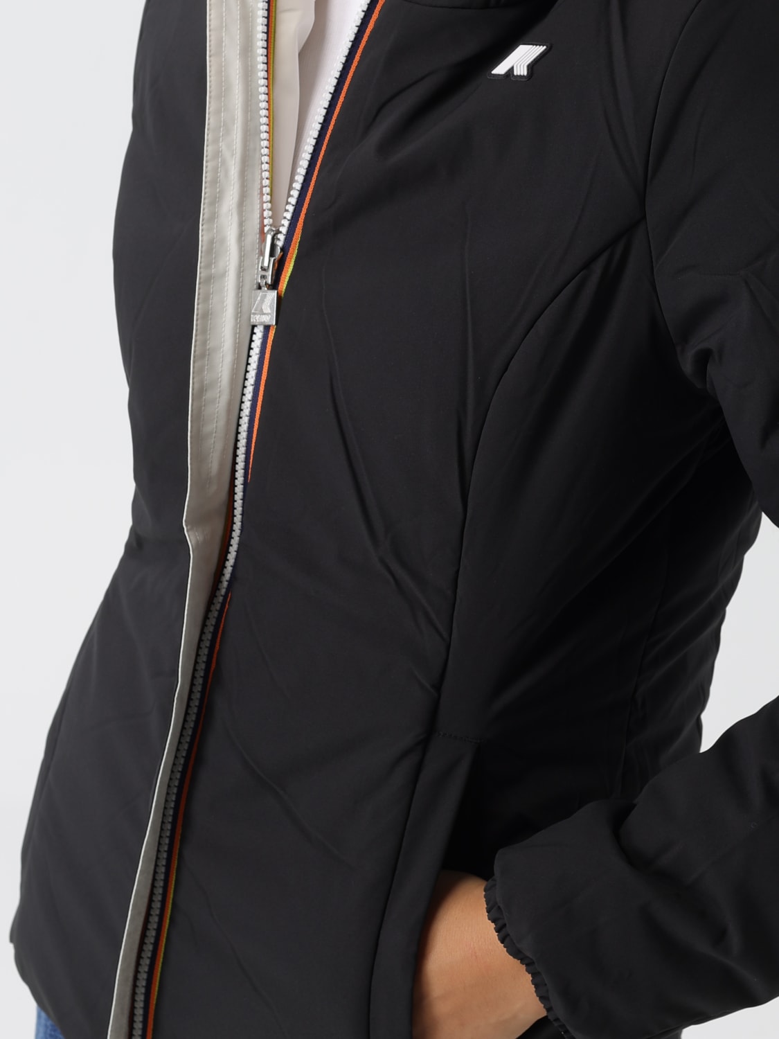 K-WAY JACKET: Jacket woman K-way, White - Img 4