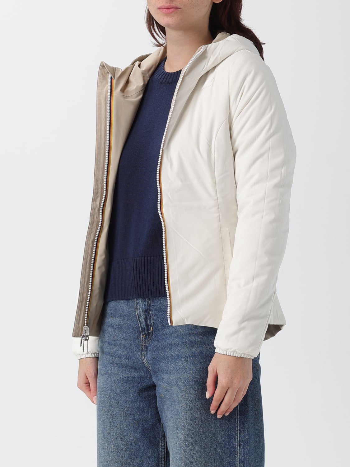 K-WAY CHAQUETA: Chaqueta mujer K-way, Beige - Img 3