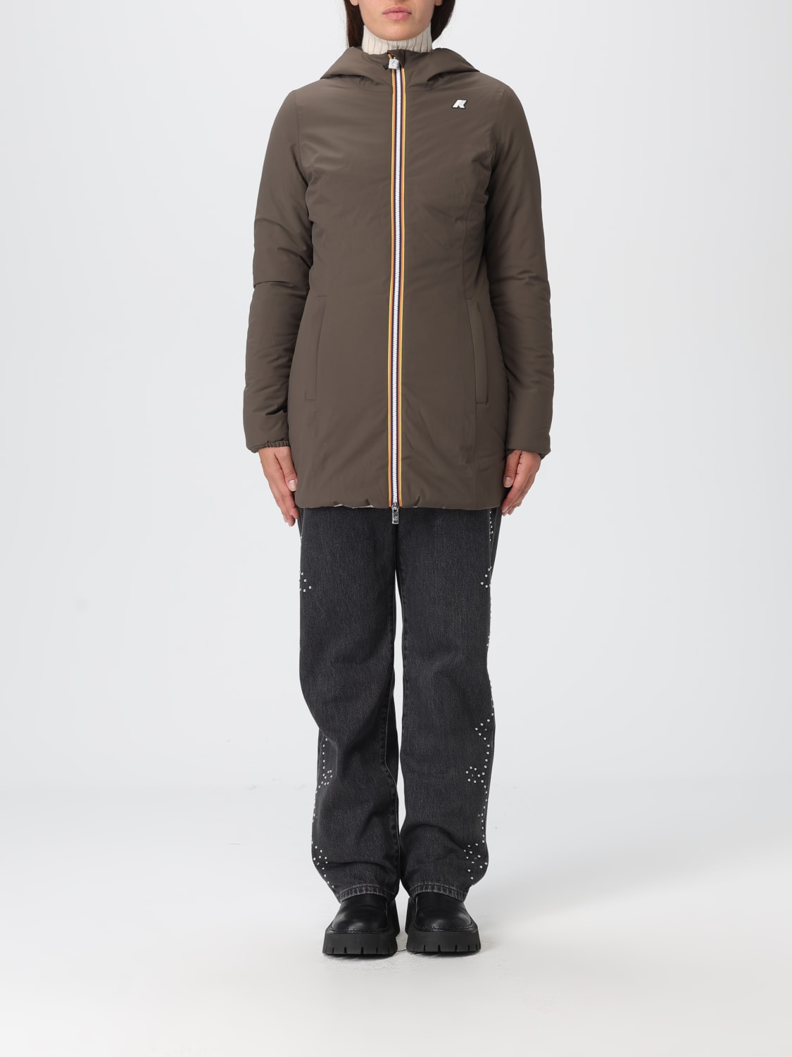 K-WAY VESTE: Veste femme K-way, Olive - Img 1