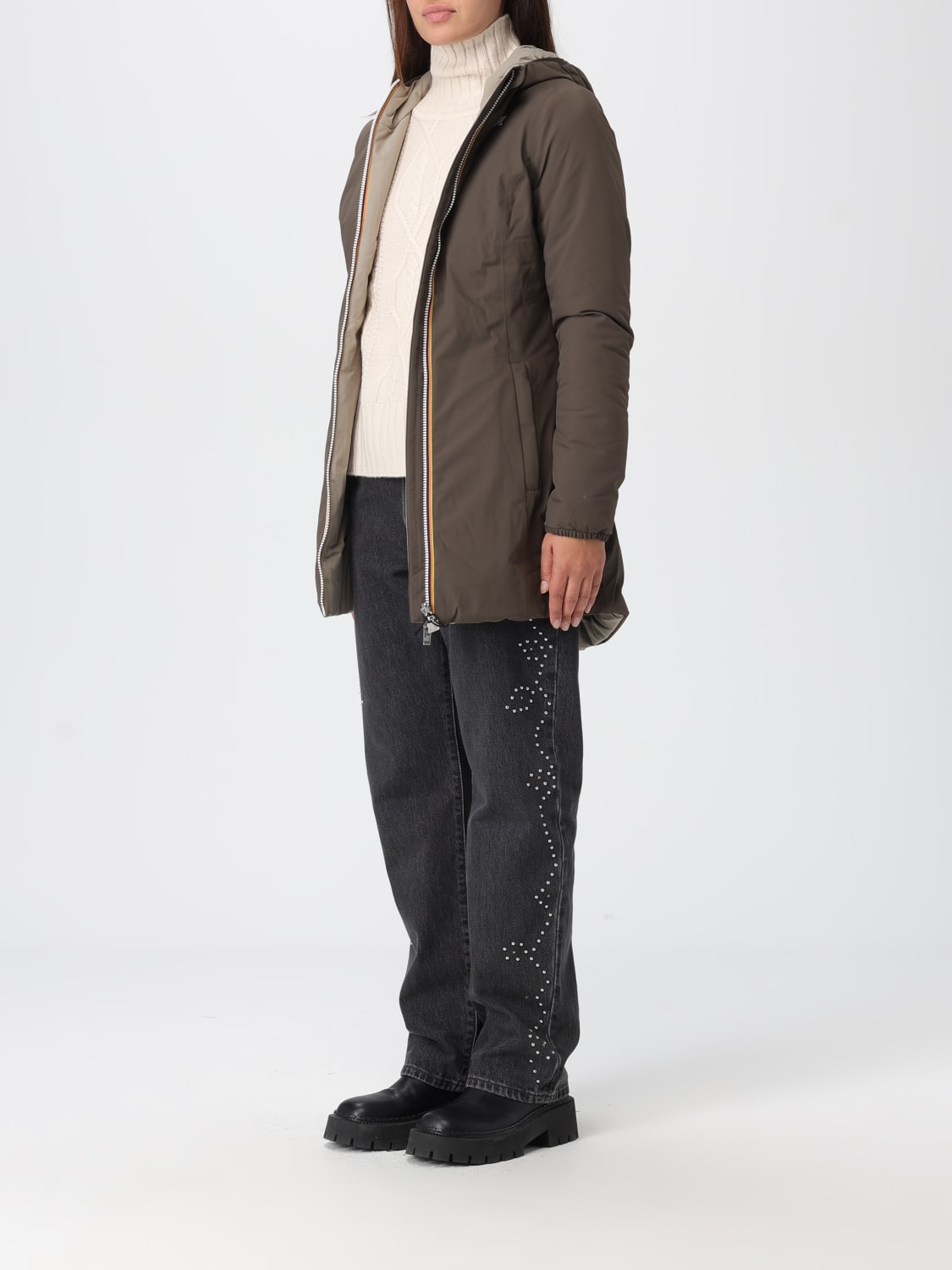 K-WAY VESTE: Veste femme K-way, Olive - Img 3