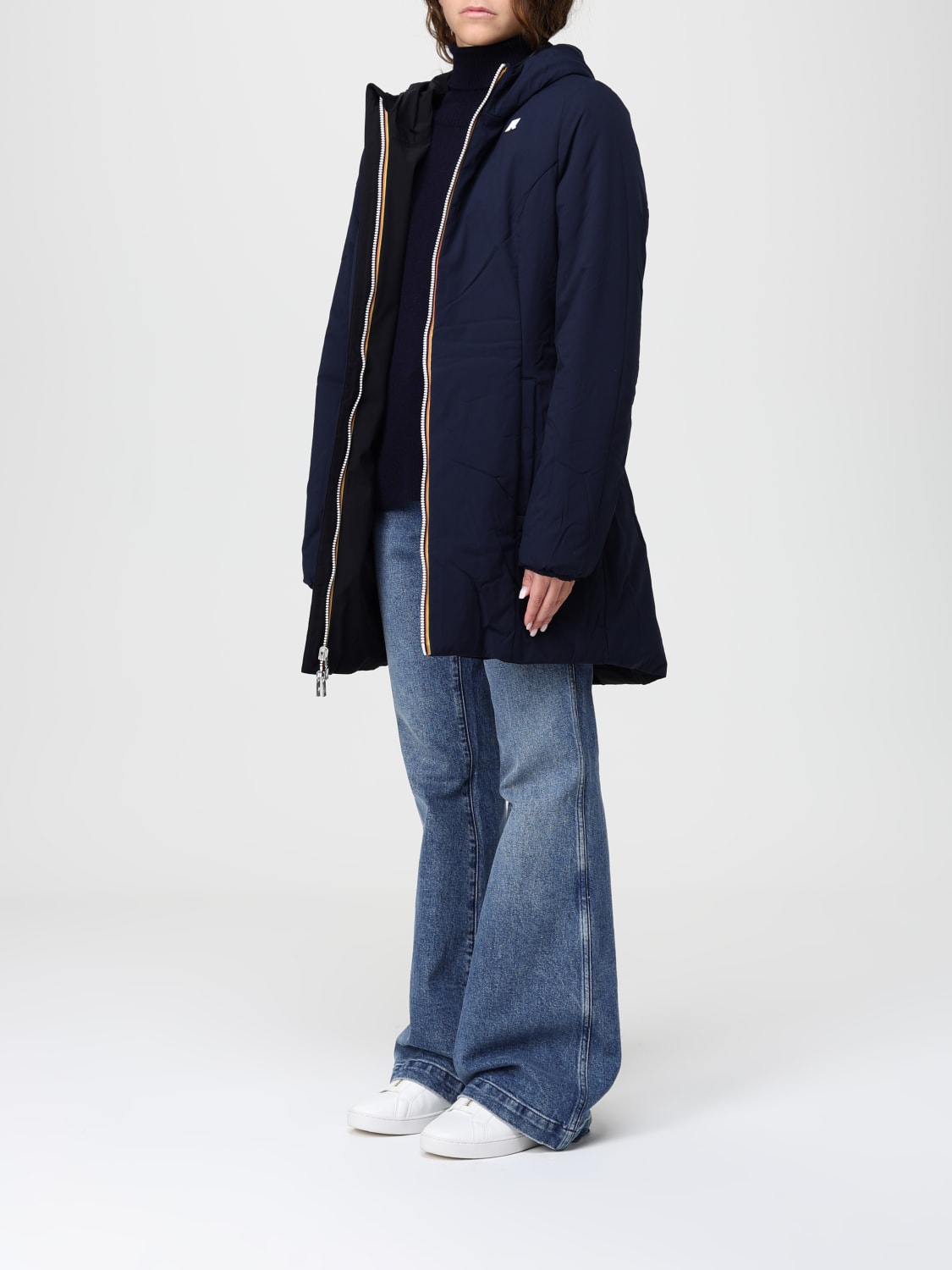 K-WAY GIACCA: Giubbotto reversibile K-Way in nylon , Nero 1 - Img 3