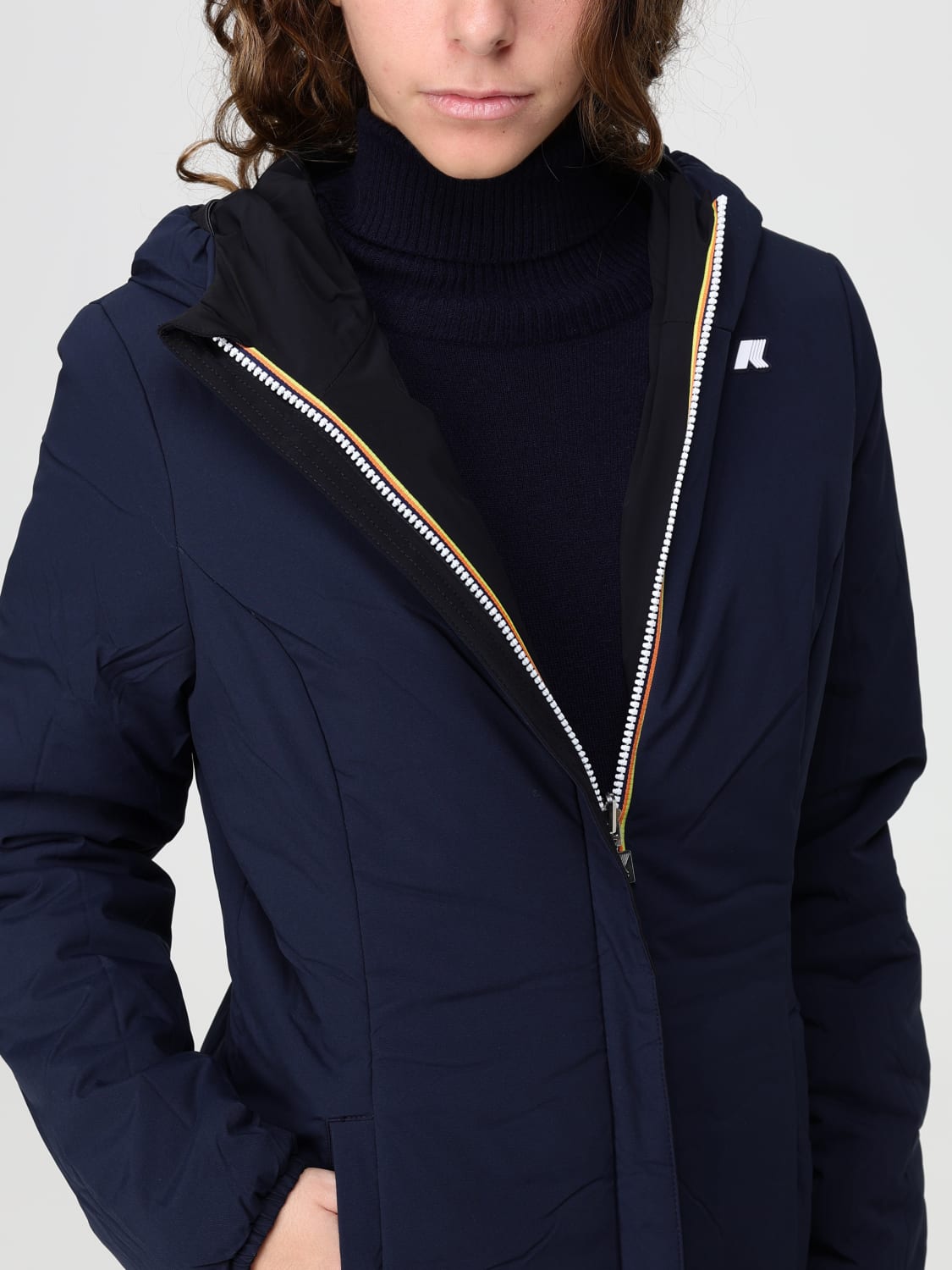 K-WAY GIACCA: Giubbotto reversibile K-Way in nylon , Nero 1 - Img 4