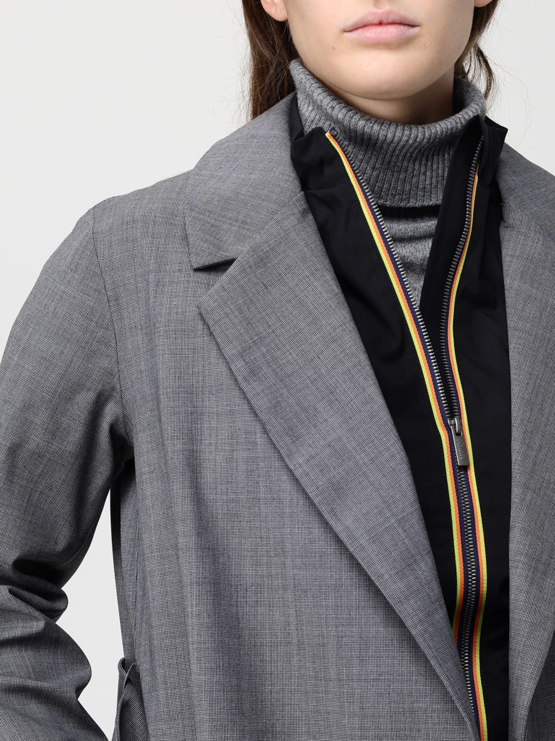 K-WAY MANTEL: Mantel damen K-way, Grau - Img 4