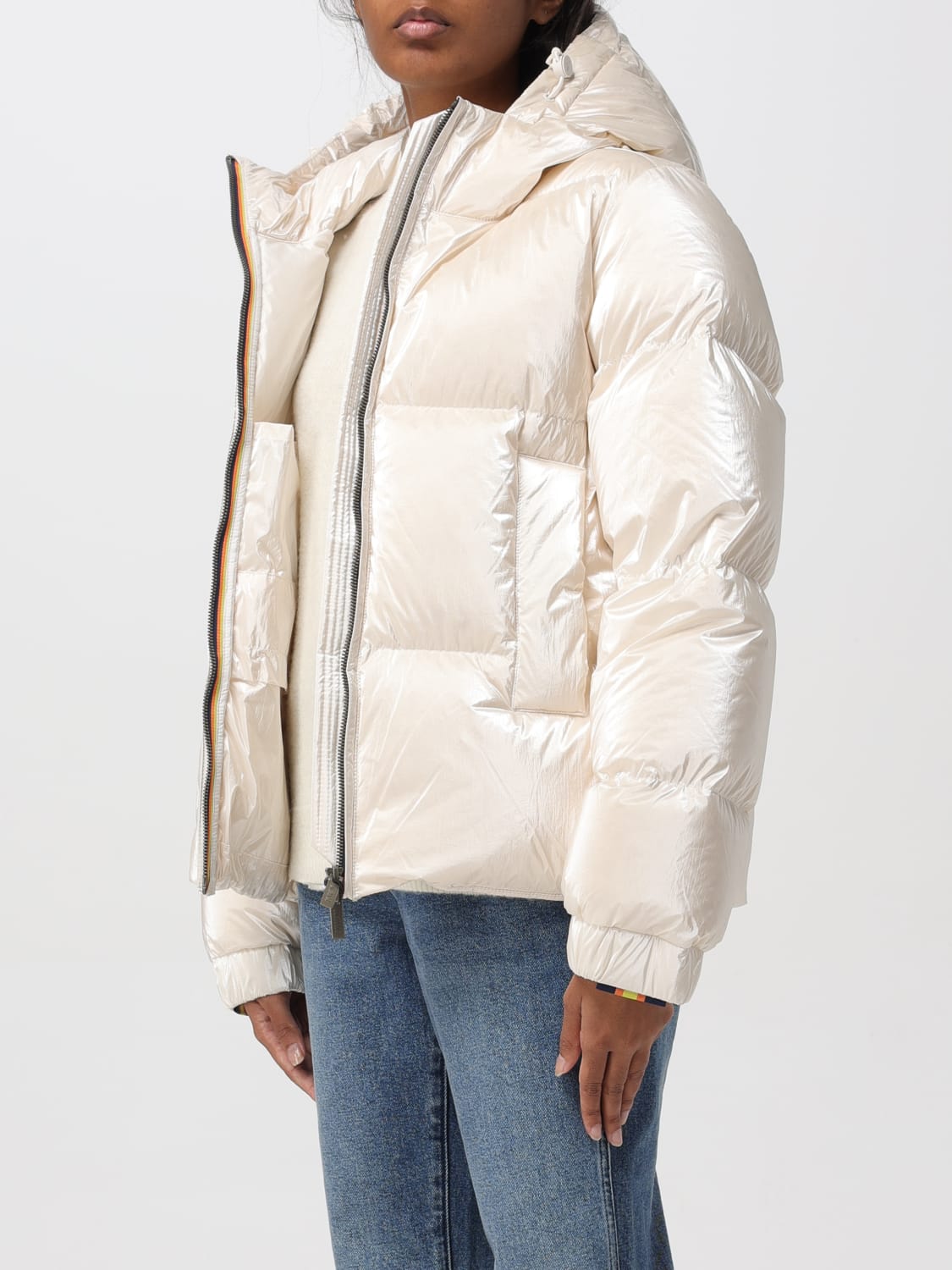 K-WAY JACKE: Jacke damen K-way, Weiß - Img 3