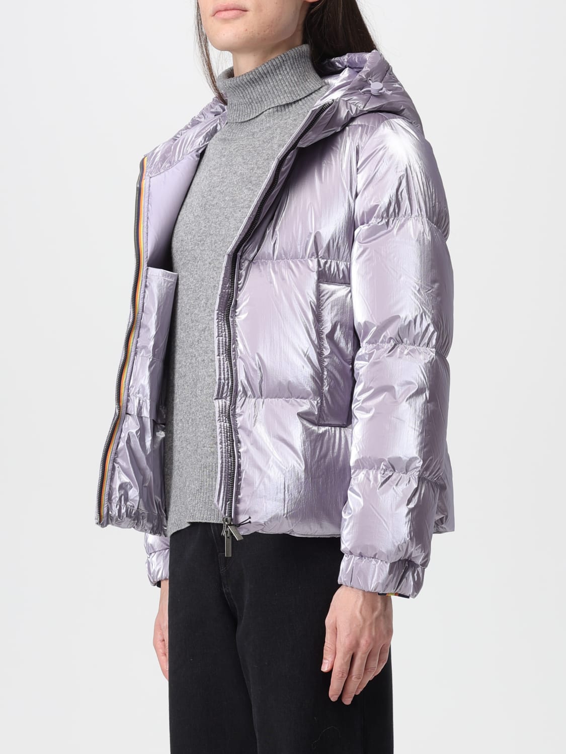 K-WAY VESTE: Veste femme K-way, Lilas - Img 3