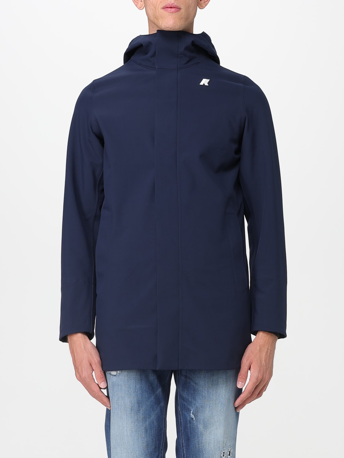 K-WAY 外套: 外套 男士 K-way, 蓝色 - Img 1