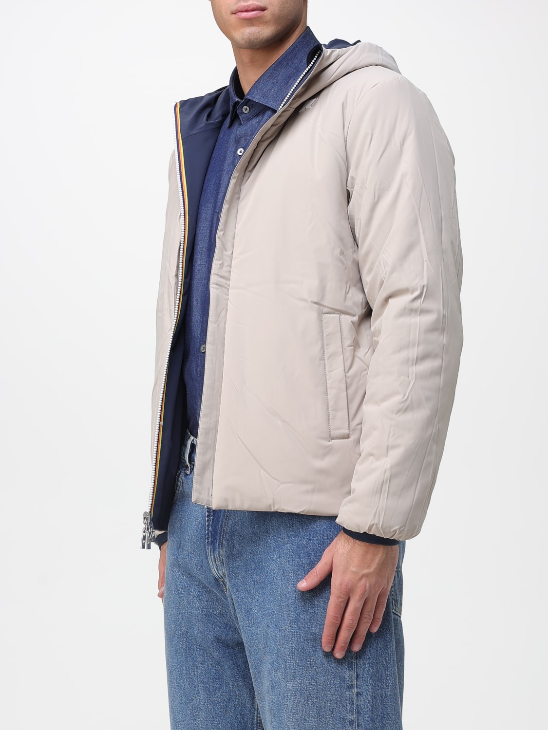 K-WAY JACKET: Jacket men K-way, Blue - Img 3