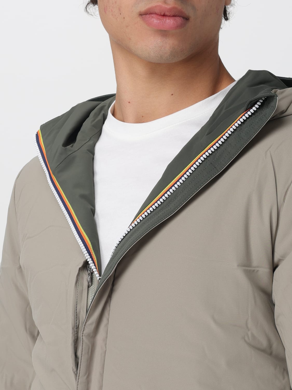 K-WAY JACKET: Jacket men K-way, Military - Img 4