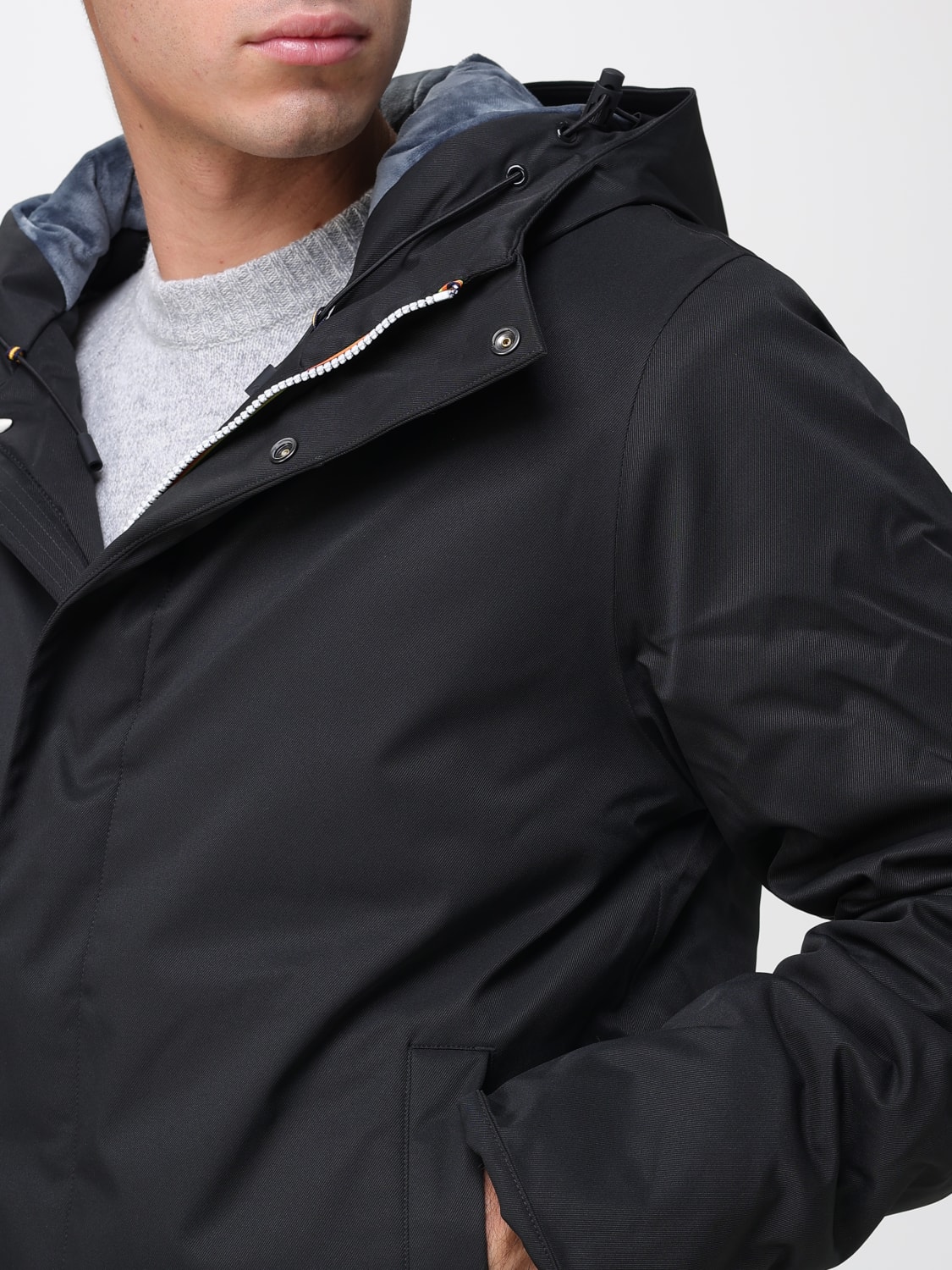 K-WAY CHAQUETA: Chaqueta hombre K-way, Negro - Img 4