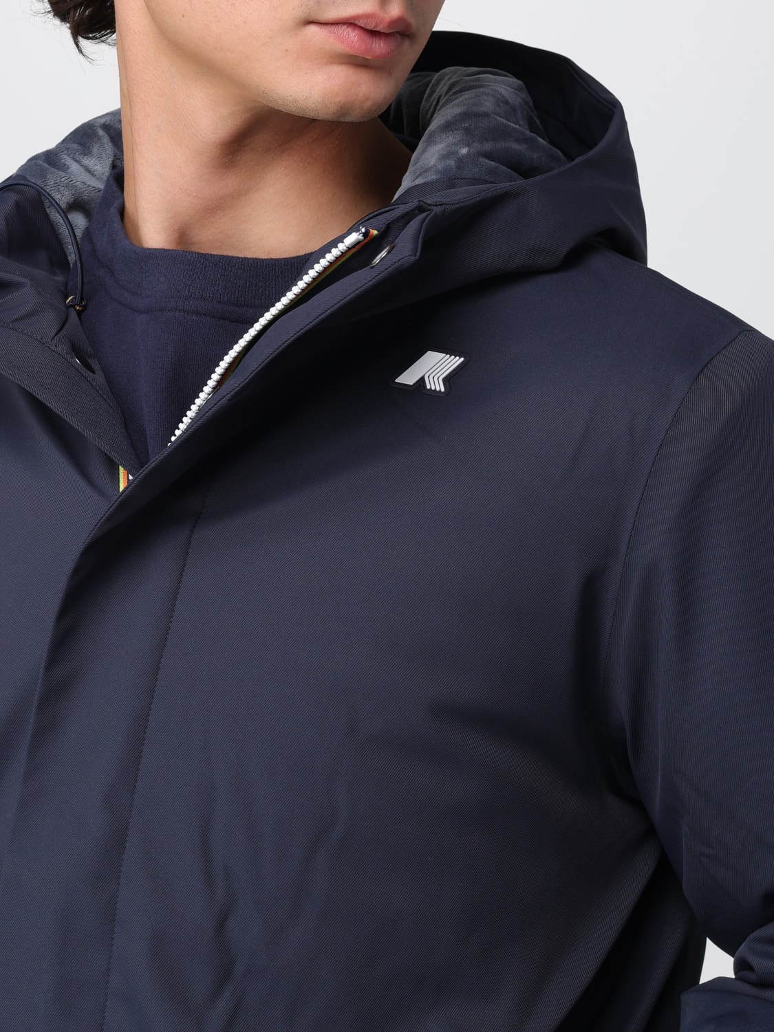 K-WAY JACKET: Jacket men K-way, Blue - Img 4