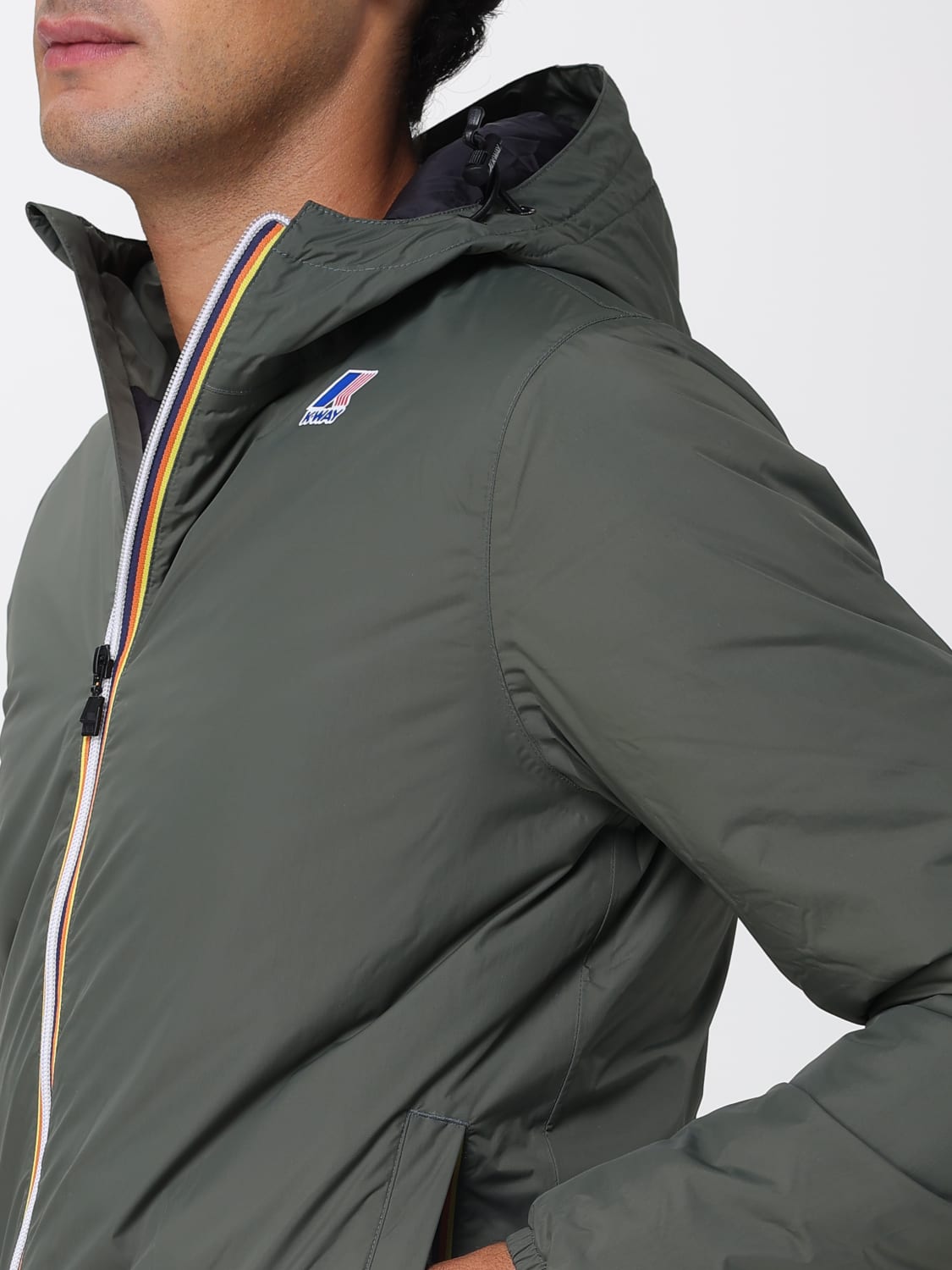 K-WAY JACKET: Jacket men K-way, Green - Img 4