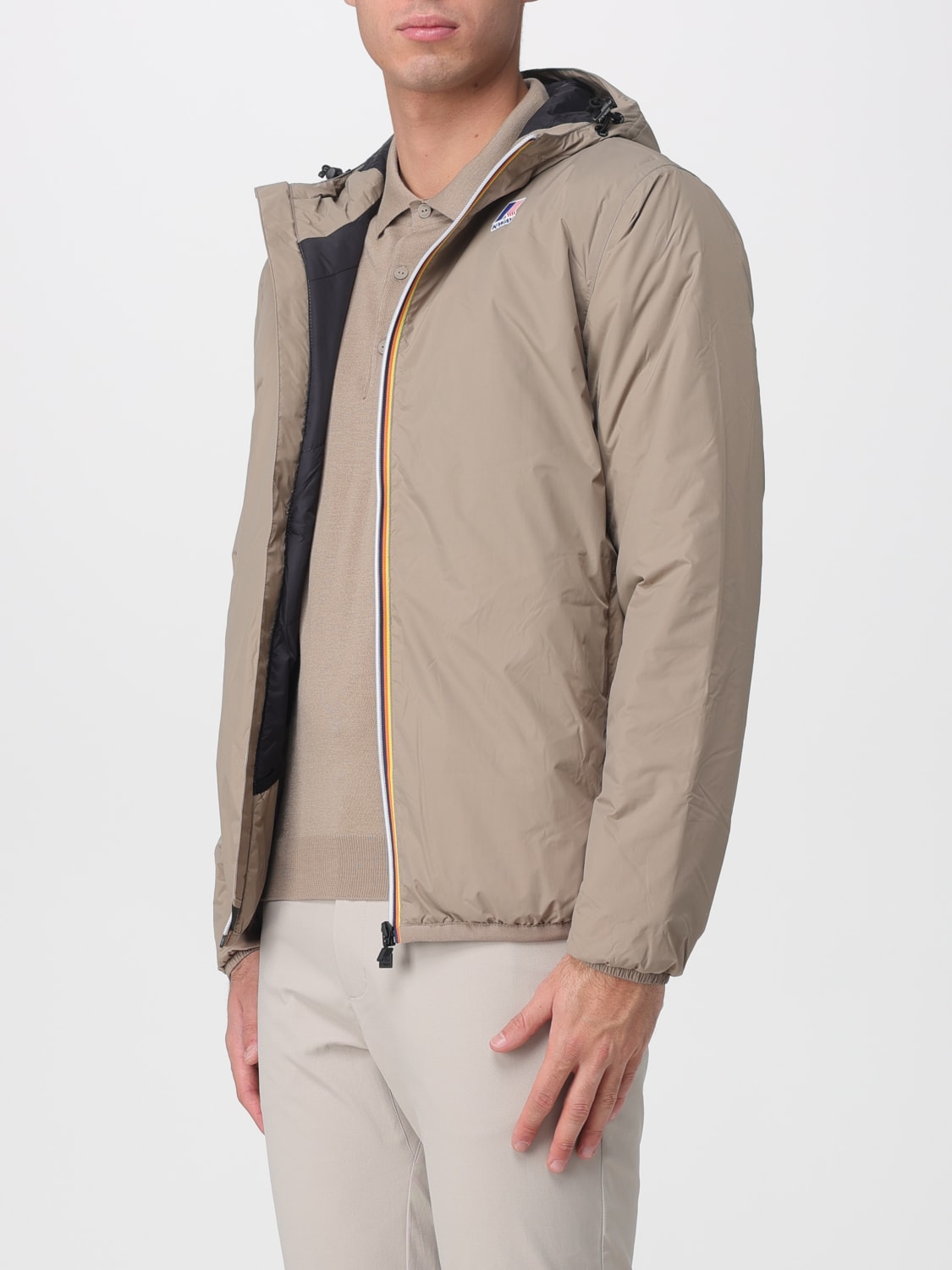 K-WAY JACKET: Jacket men K-way, Dove Grey - Img 3