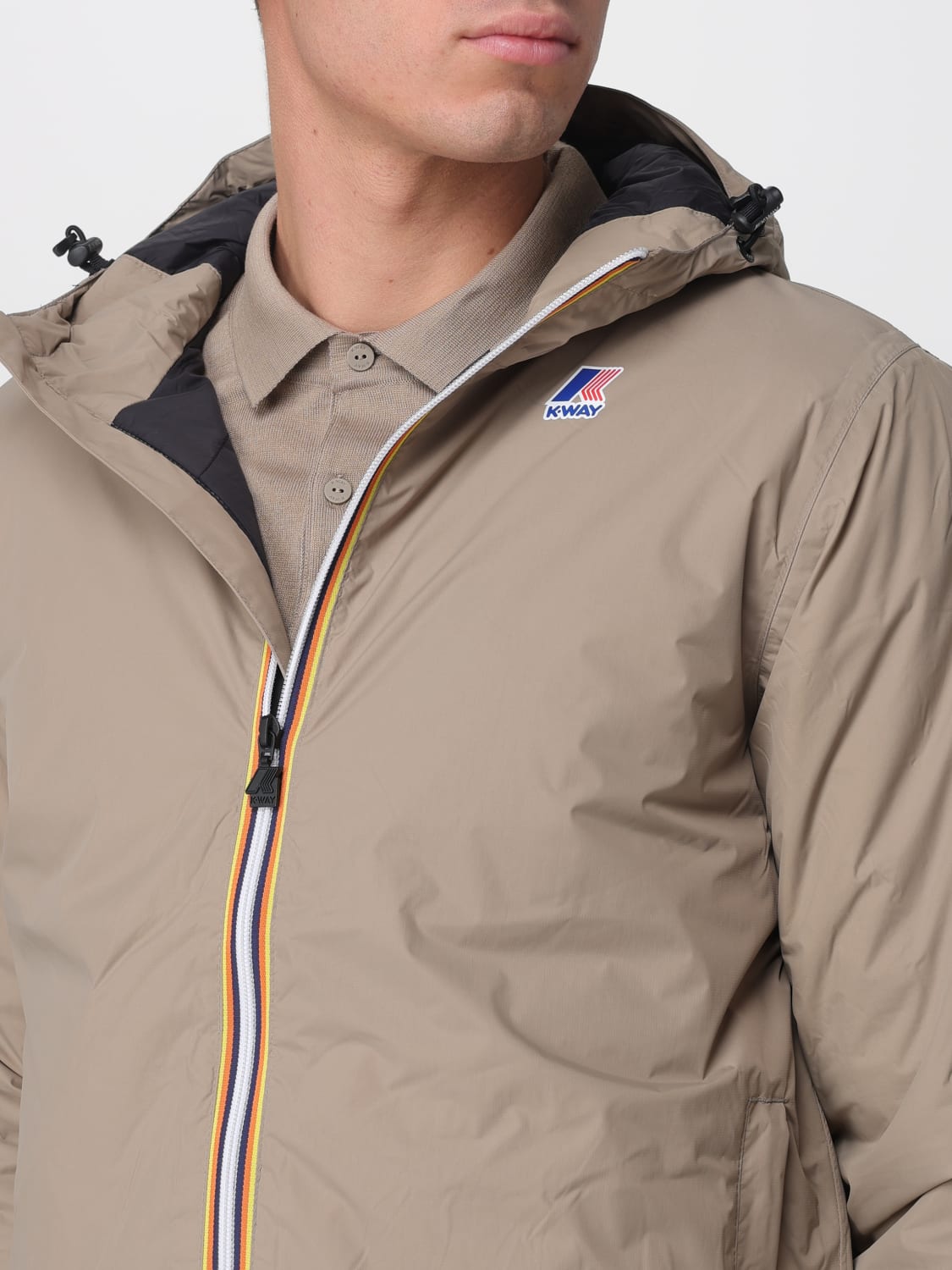 K-WAY JACKET: Jacket men K-way, Dove Grey - Img 4