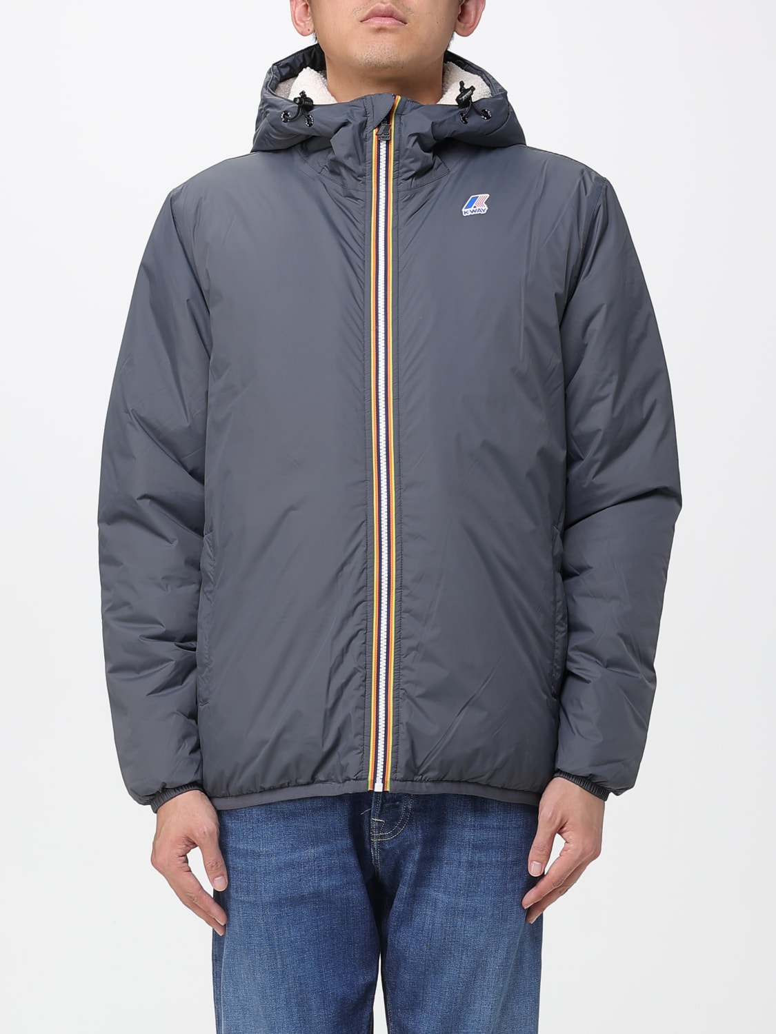 K-WAY JACKE: Jacke herren K-way, Grau - Img 1