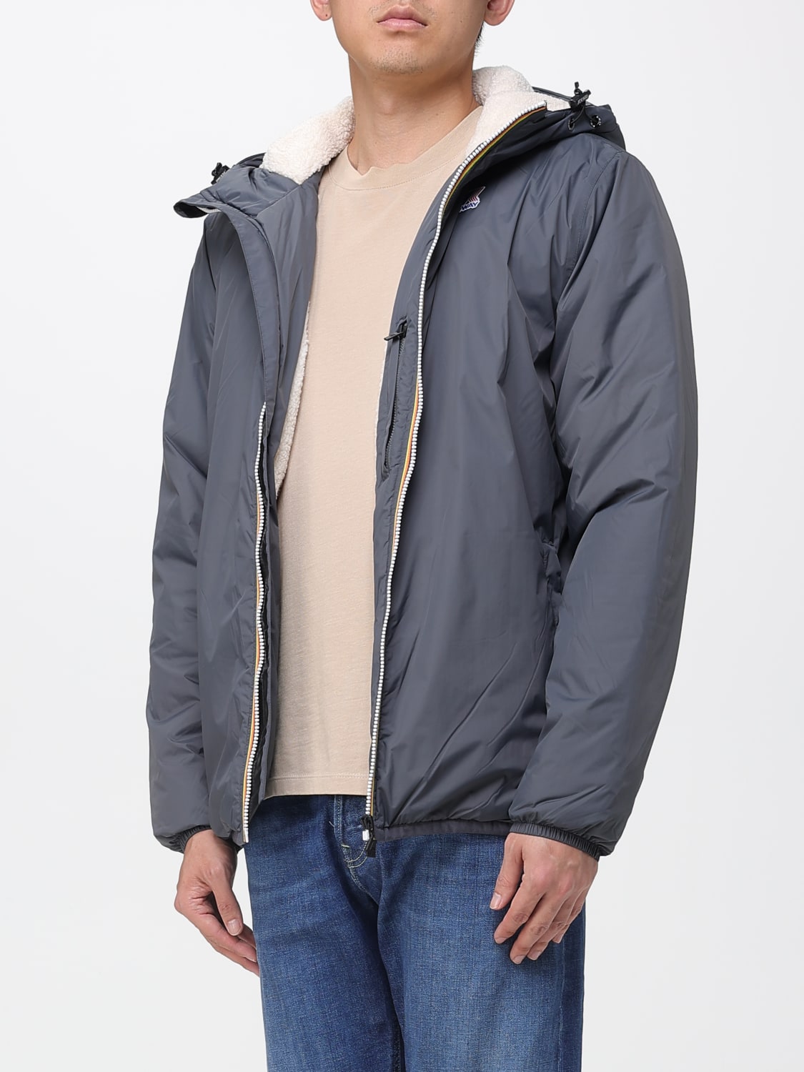 K-WAY JACKE: Jacke herren K-way, Grau - Img 3