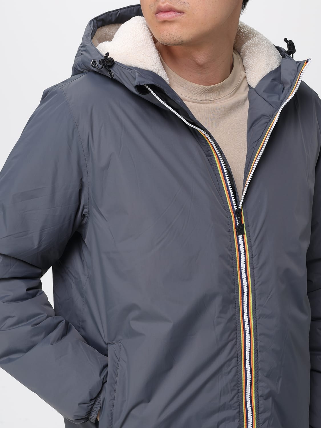 K-WAY JACKE: Jacke herren K-way, Grau - Img 4