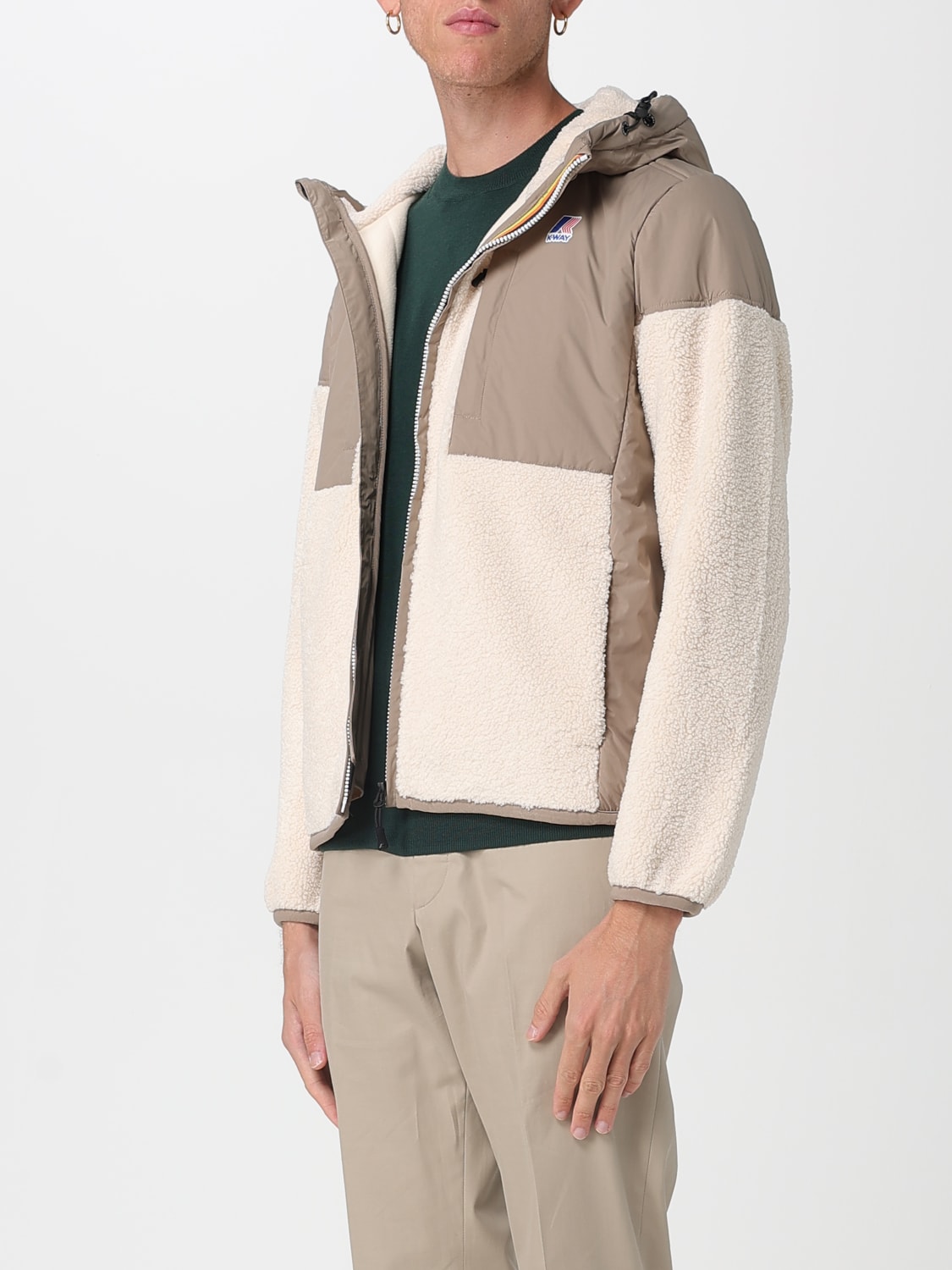 K-WAY JACKET: Jacket men K-way, Beige - Img 3