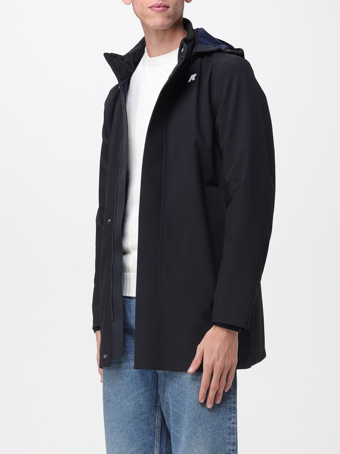 K-WAY COAT: Jacket men K-way, Black - Img 3