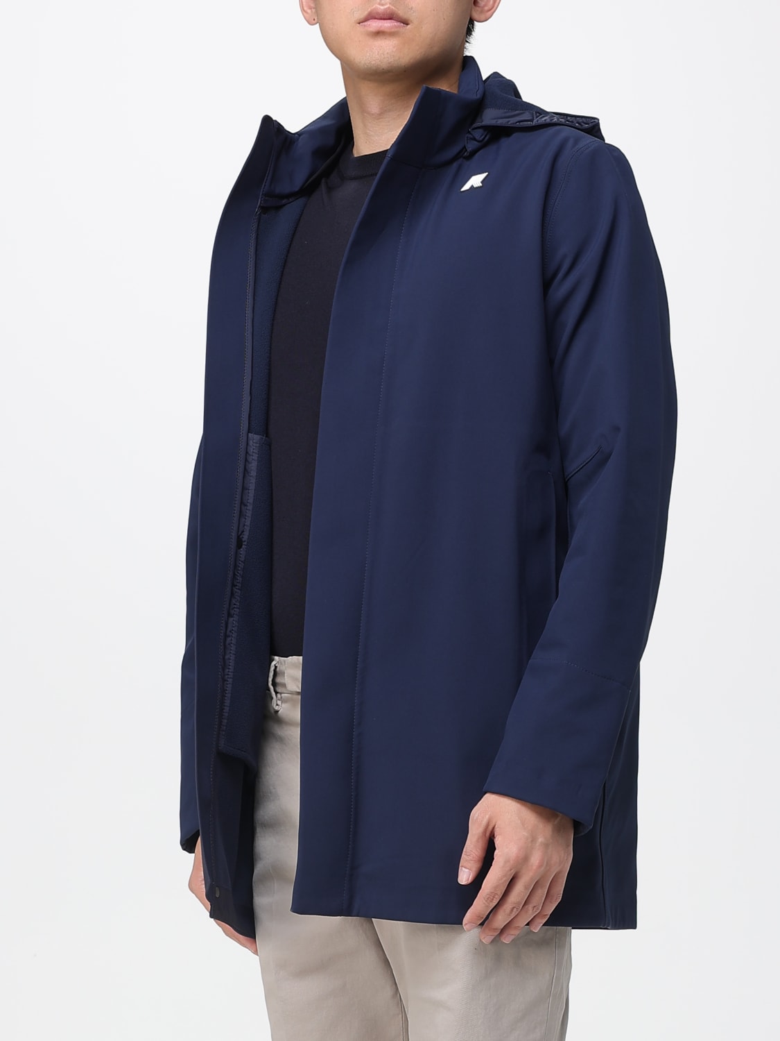 K-WAY MANTEL: Jacke herren K-way, Blau - Img 3