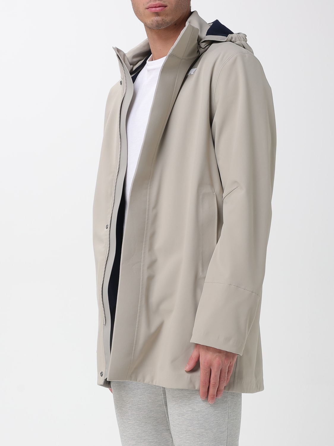 K-WAY MANTEL: Jacke herren K-way, Beige - Img 3