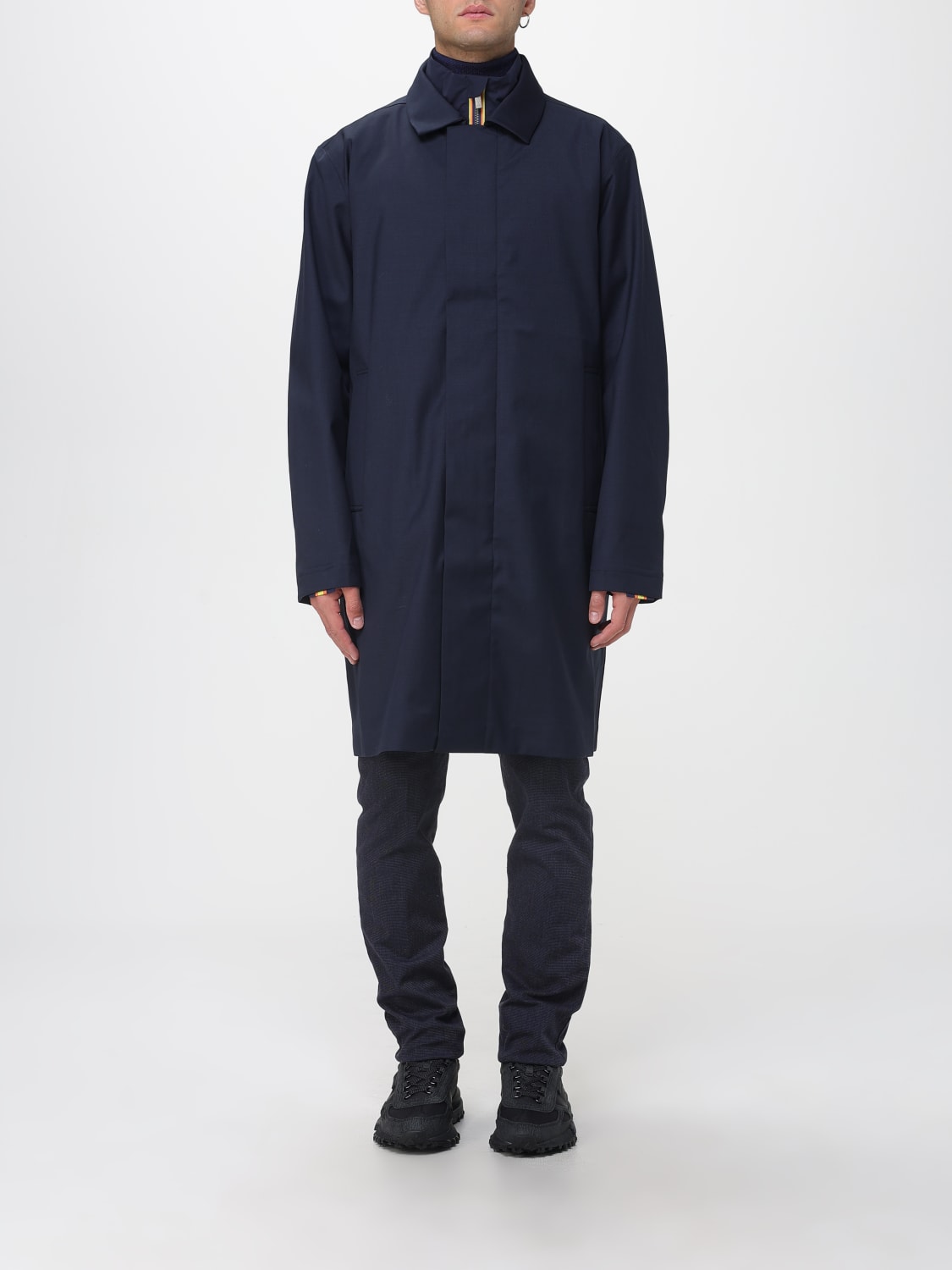 K-WAY COAT: Coat men K-way, Blue - Img 1