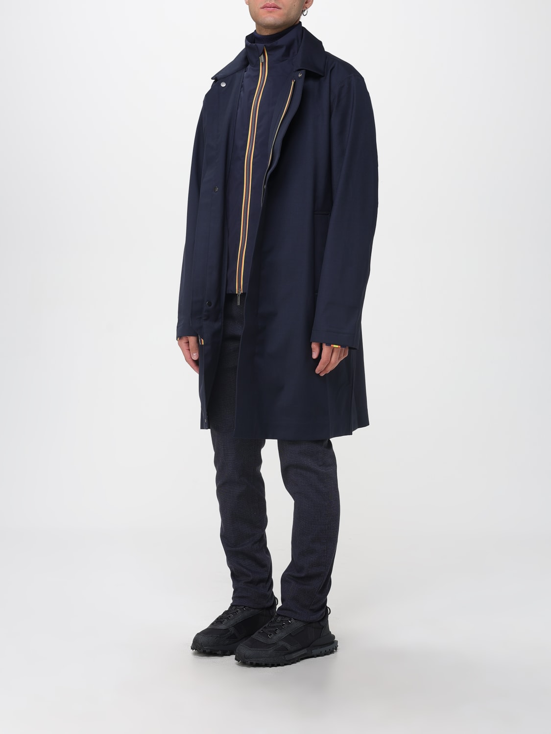 K-WAY COAT: Coat men K-way, Blue - Img 3