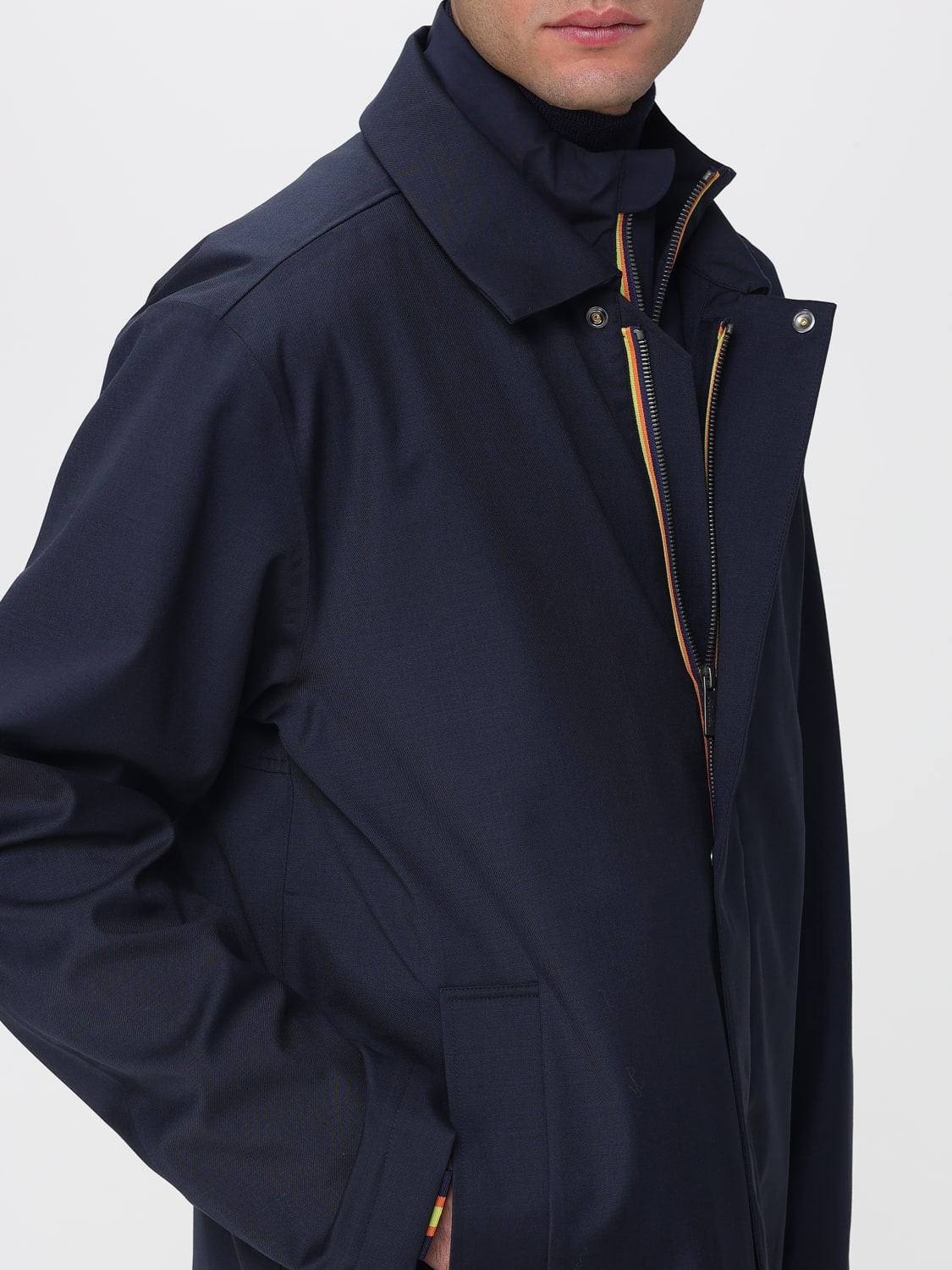 K-WAY COAT: Coat men K-way, Blue - Img 4