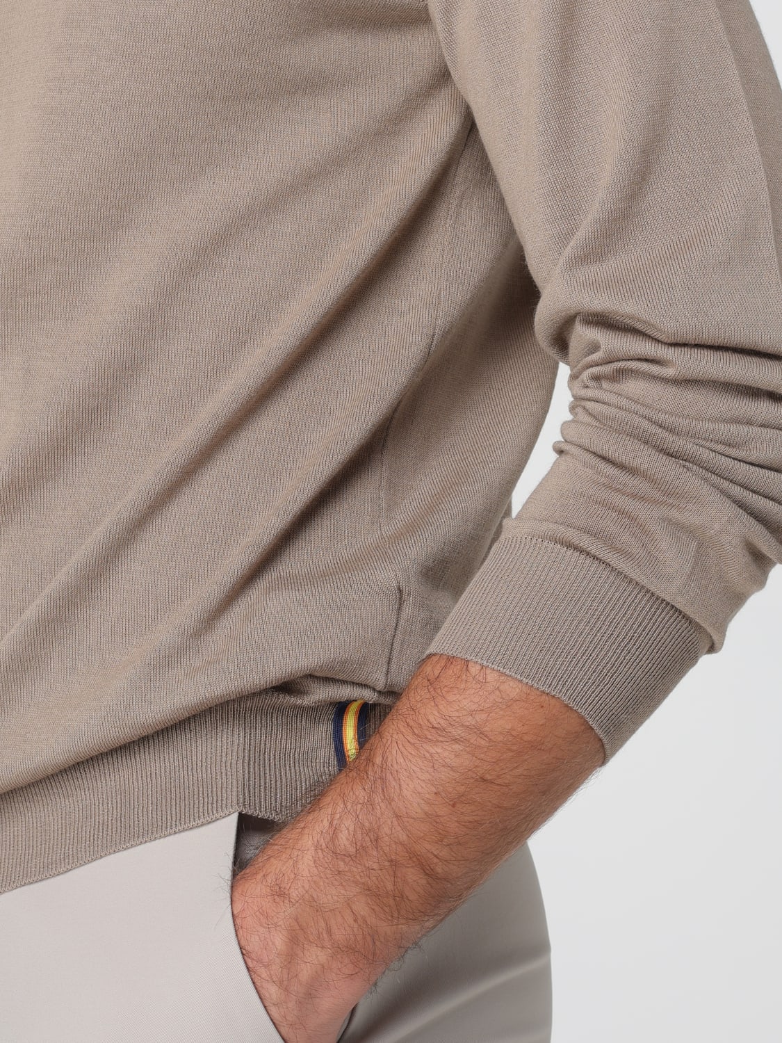 K-WAY POLO SHIRT: Sweater men K-way, Dove Grey - Img 3