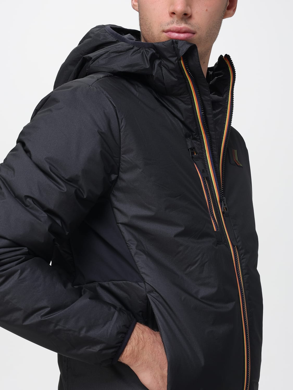 K-WAY JACKE: Jacke herren K-way, Schwarz - Img 4