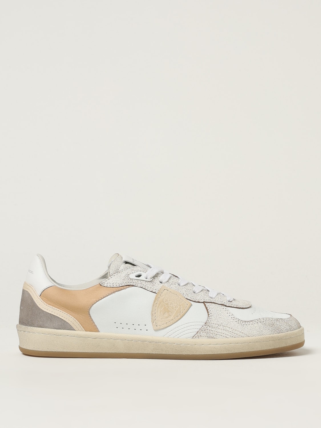 PHILIPPE MODEL SNEAKERS: Sneakers Pgal Philippe Model in pelle used , Bianco - Img 1